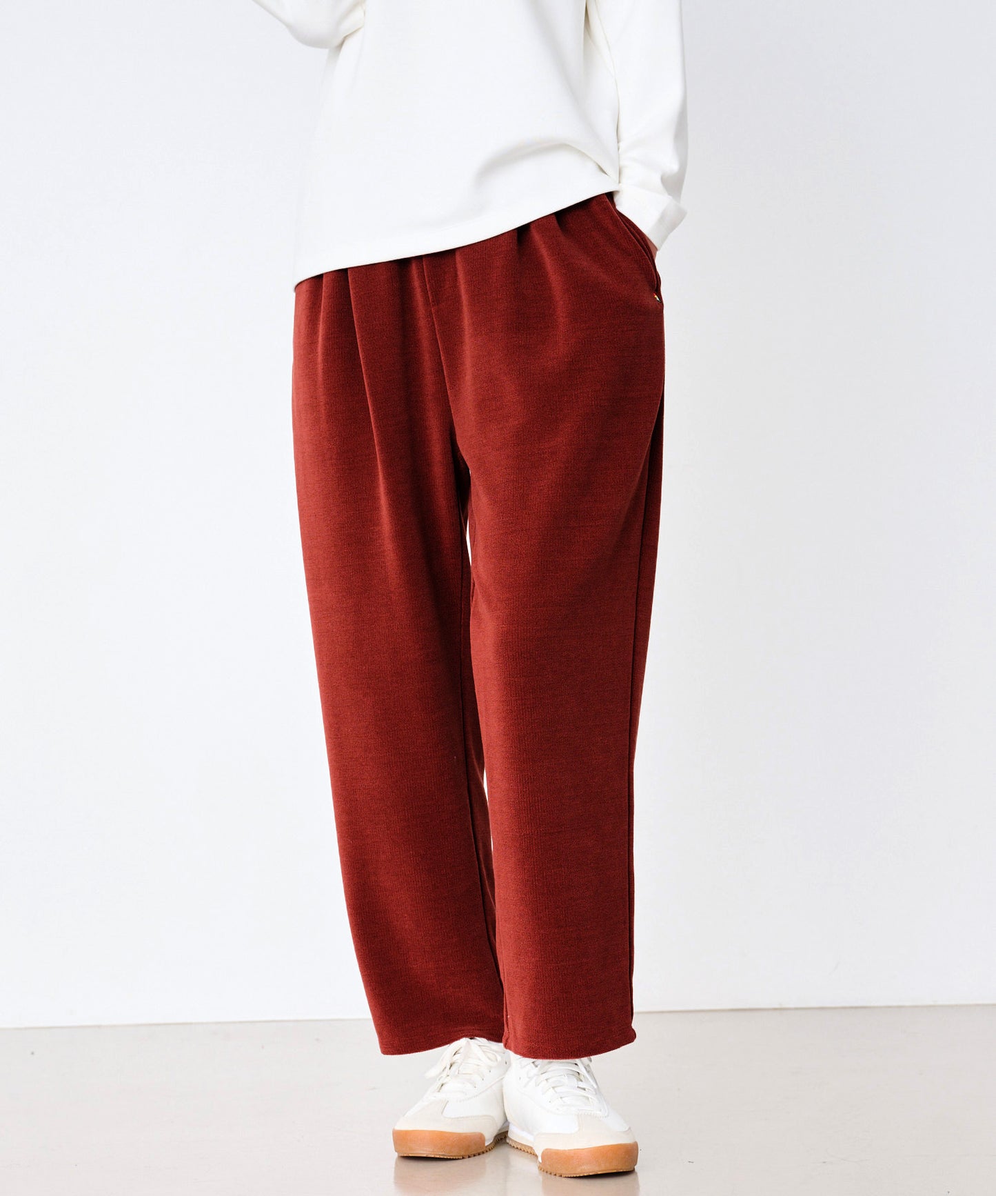 ふんわリッチ ストレート イージーパンツ