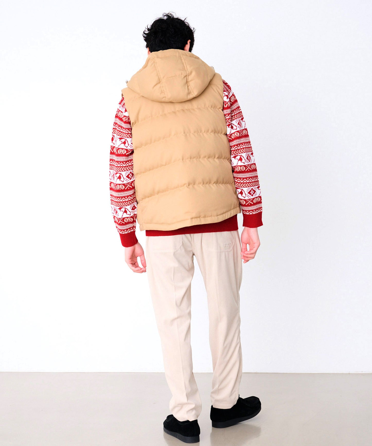 2WAY シェア ウーリー ダウンベスト