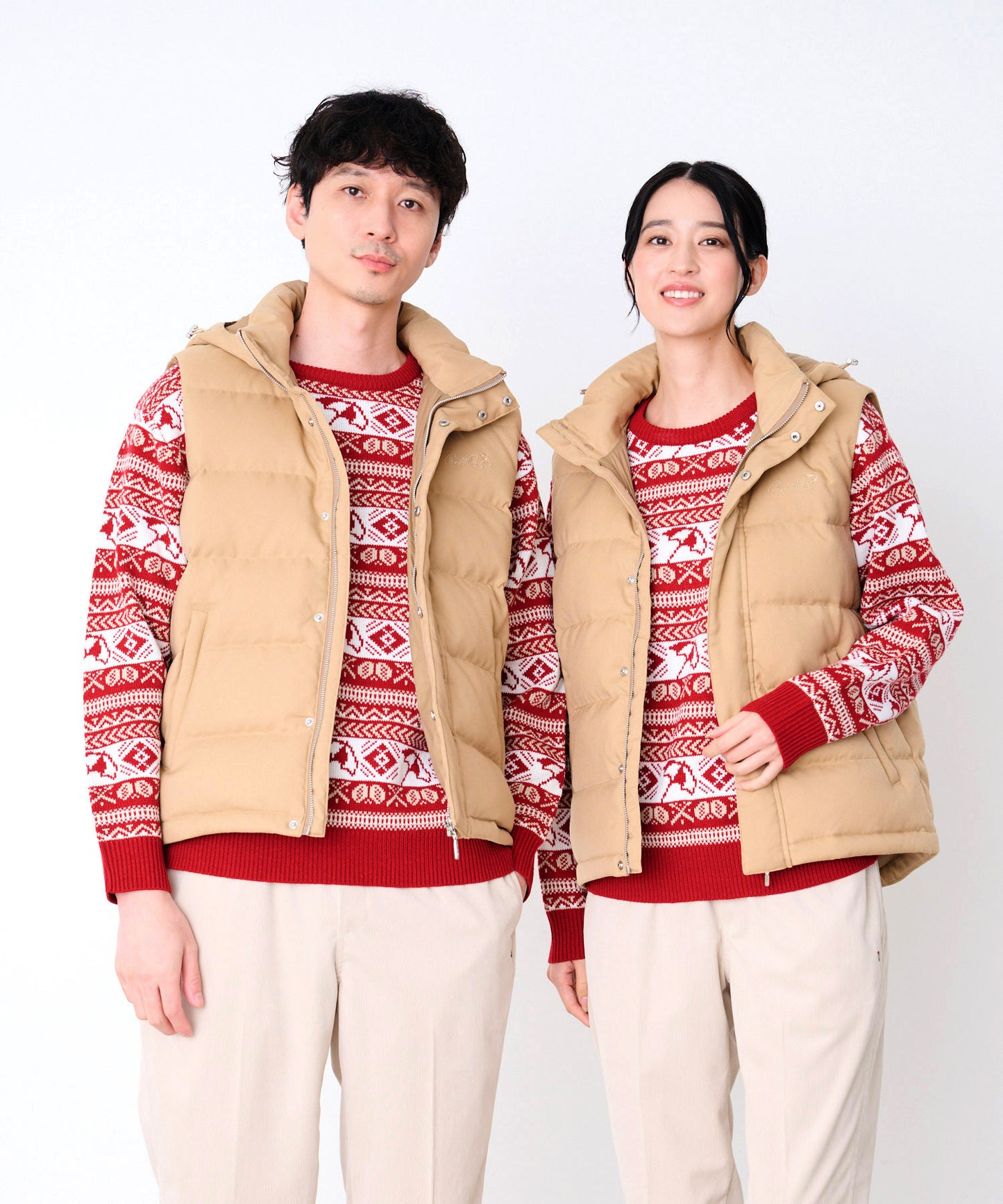 2WAY シェア ウーリー ダウンベスト