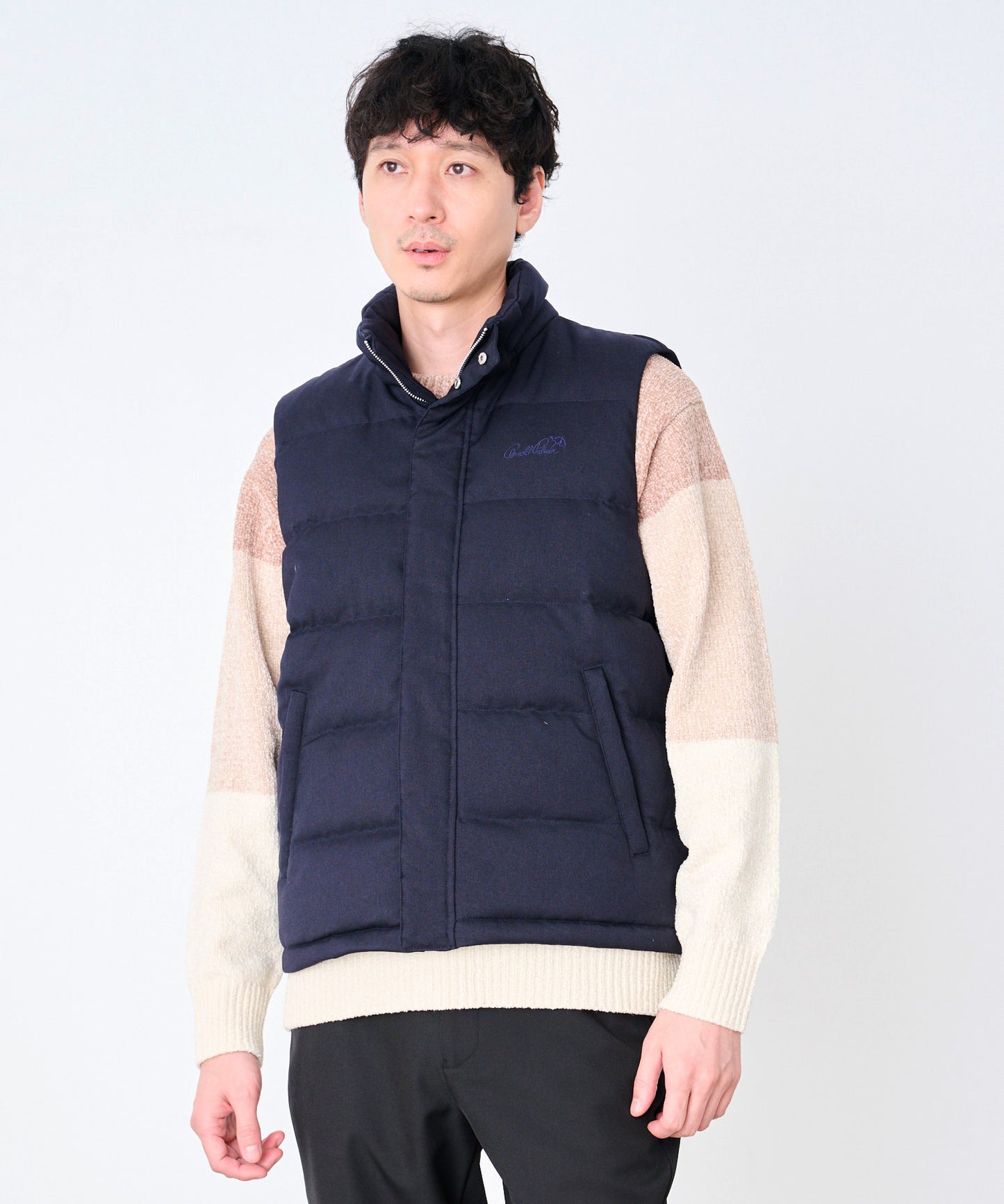 2WAY シェア ウーリー ダウンベスト