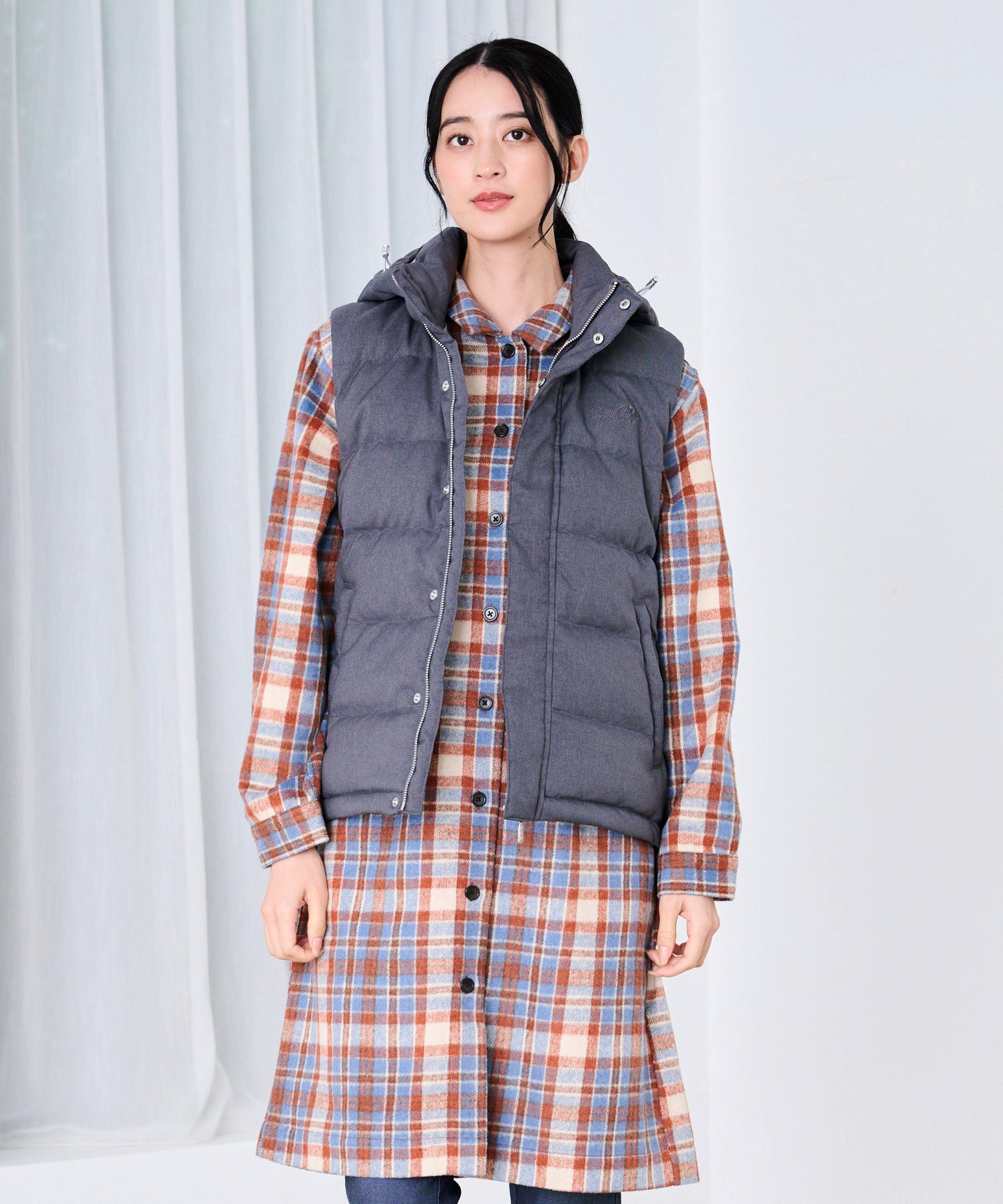 2WAY シェア ウーリー ダウンベスト