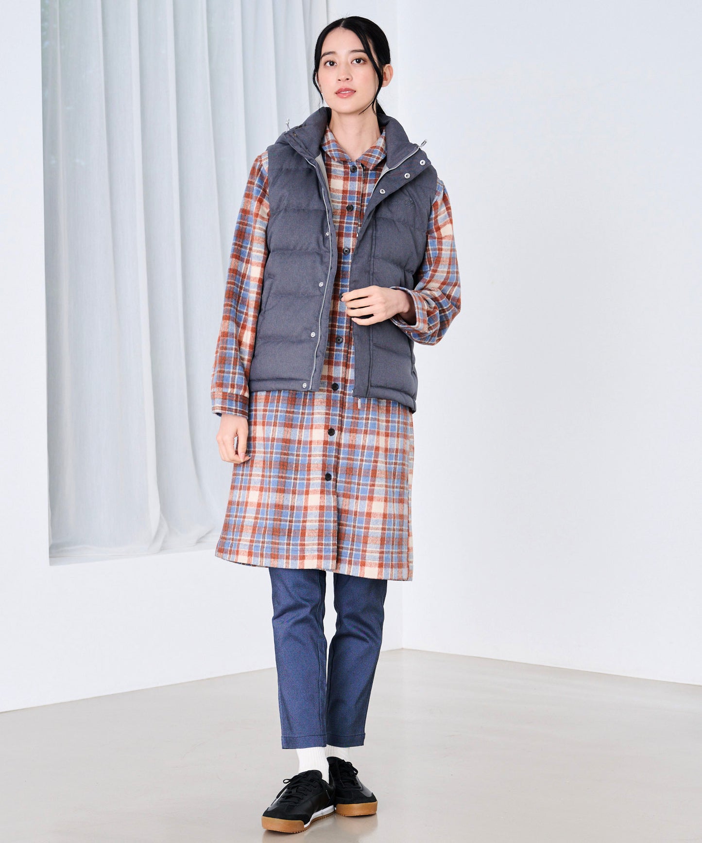 2WAY シェア ウーリー ダウンベスト