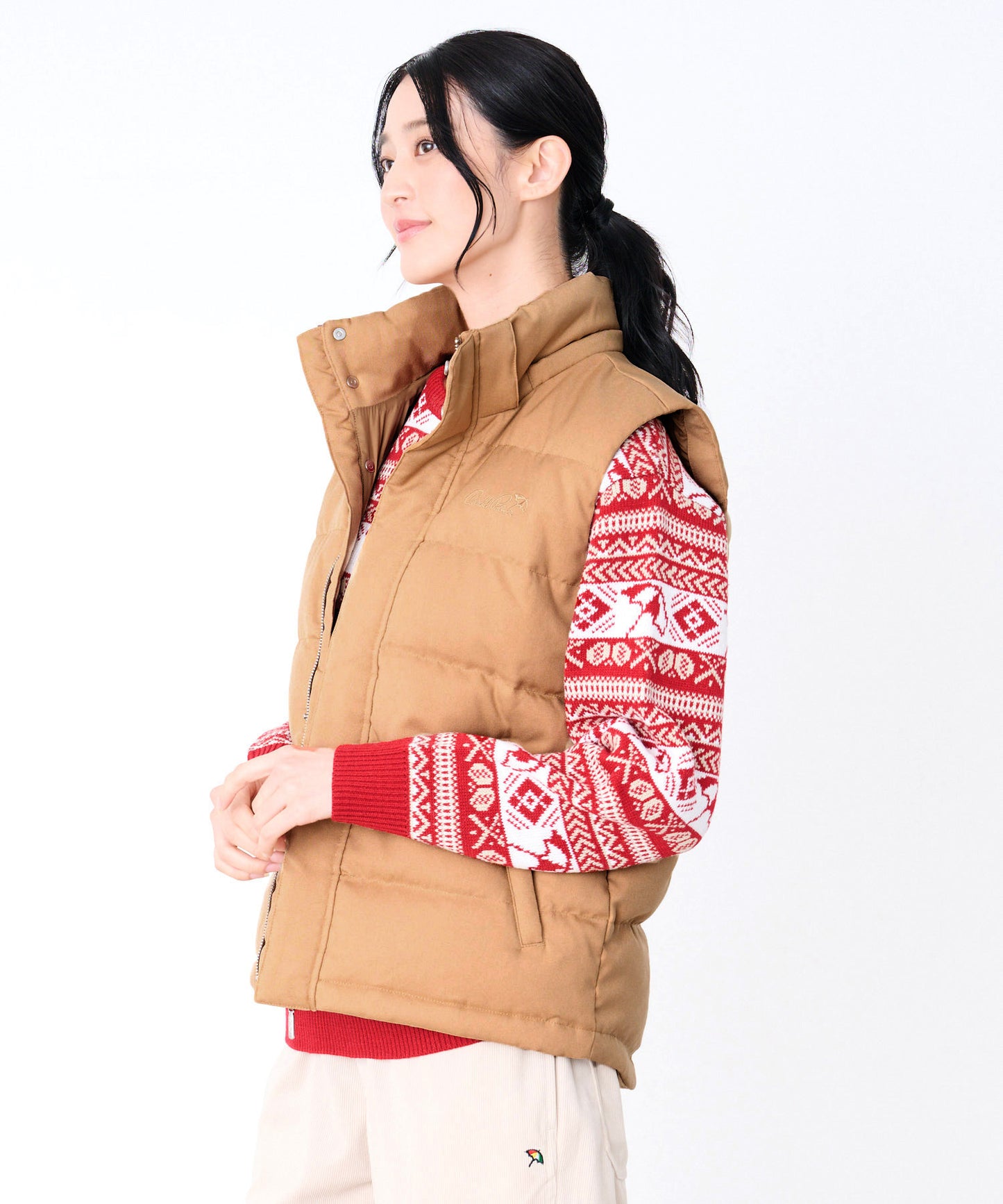 2WAY シェア ウーリー ダウンベスト