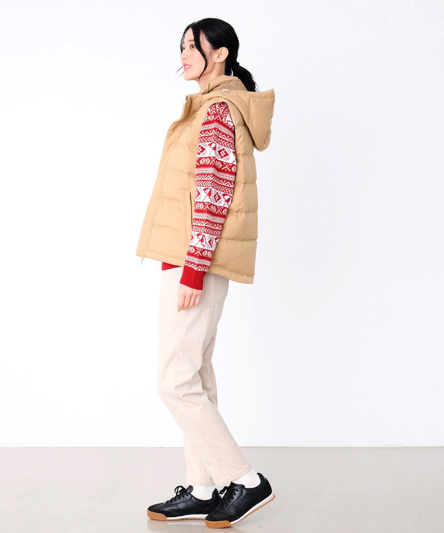 2WAY シェア ウーリー ダウンベスト