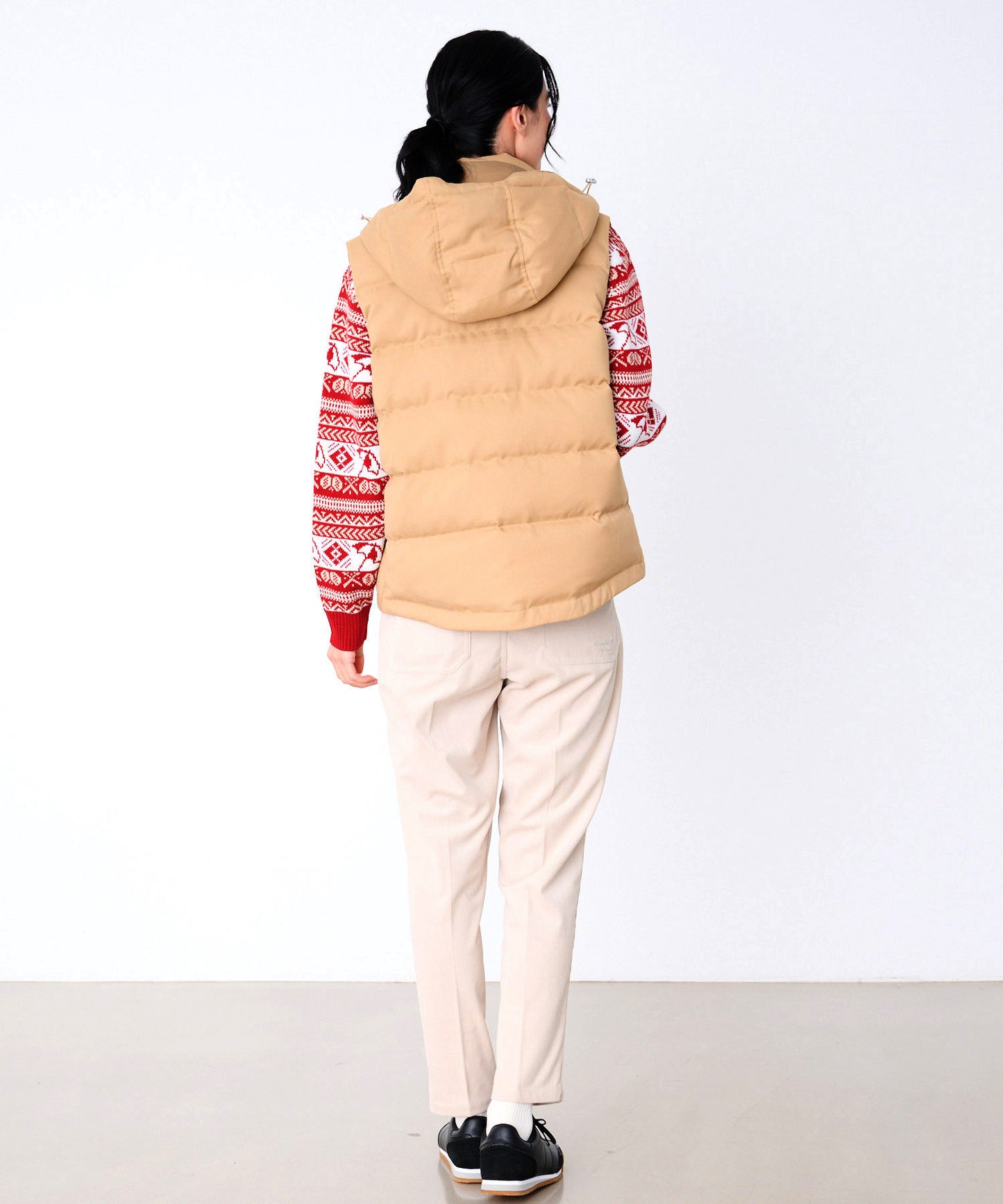 2WAY シェア ウーリー ダウンベスト