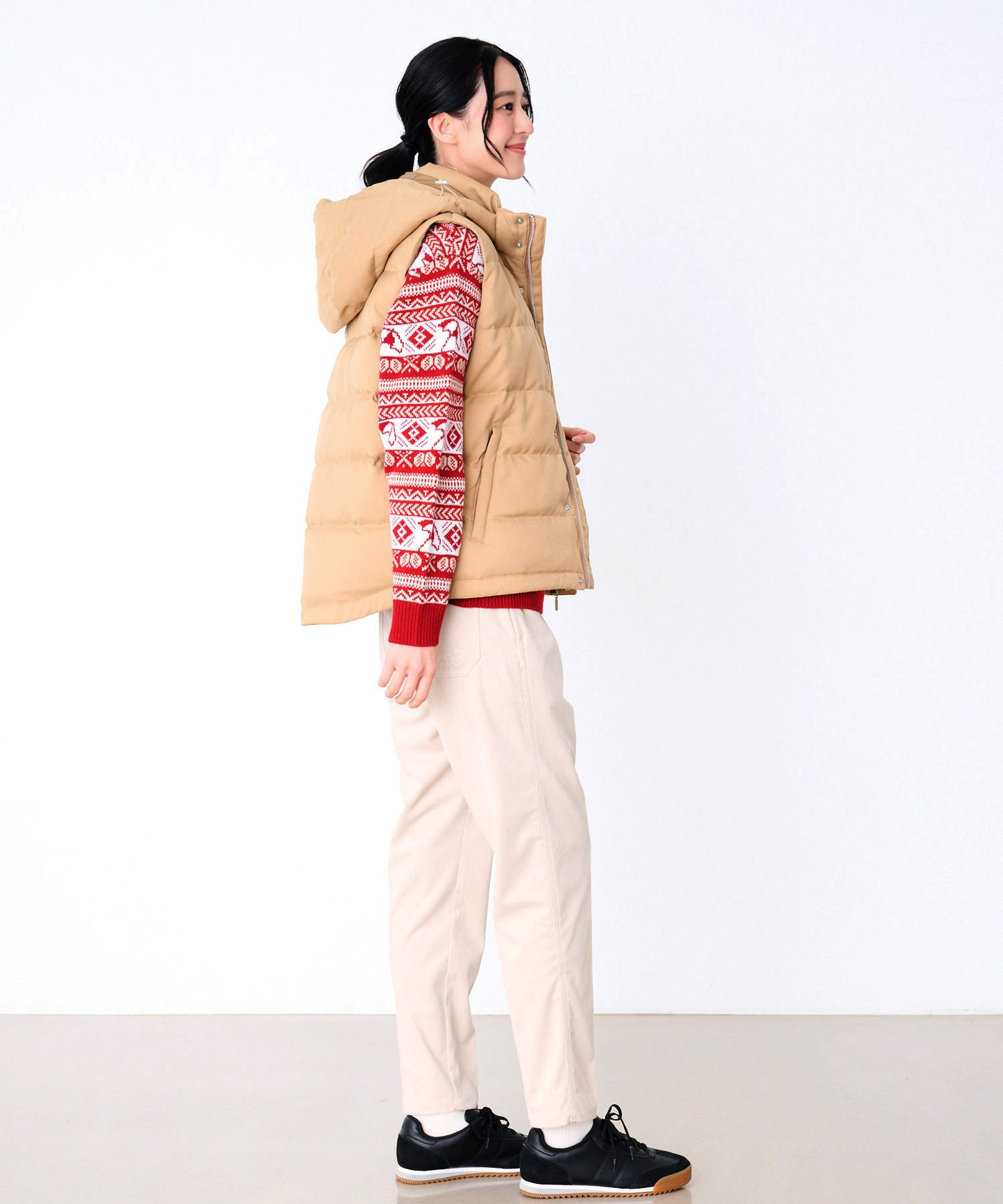 2WAY シェア ウーリー ダウンベスト