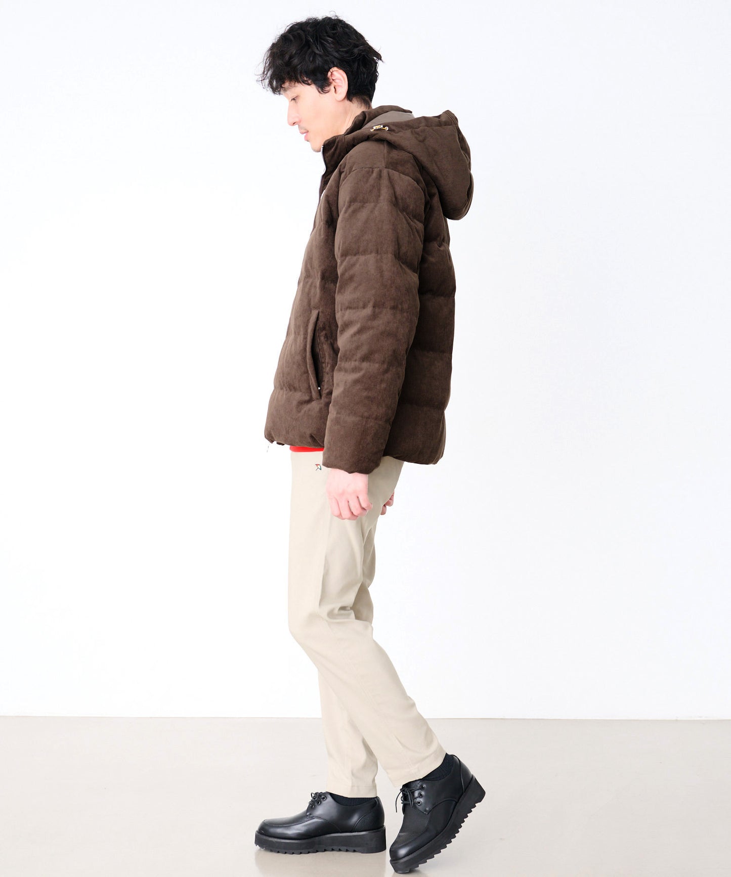 【予約】2WAY シェア コーデュロイ ダウンジャケット