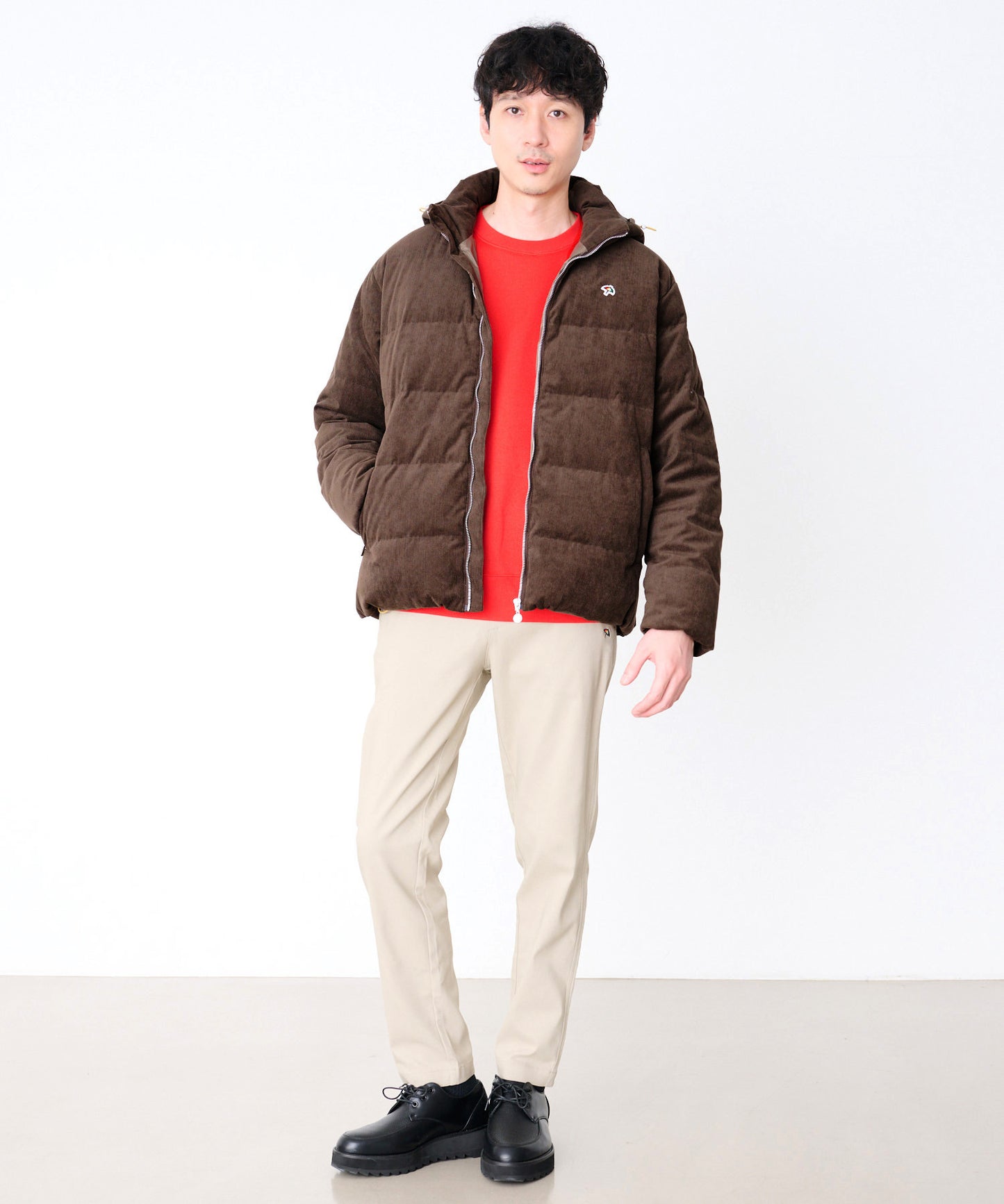 【予約】2WAY シェア コーデュロイ ダウンジャケット