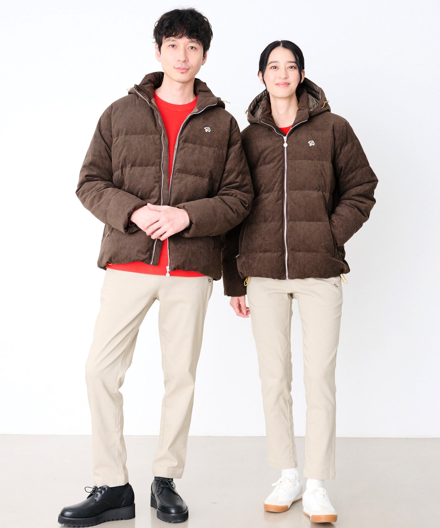 【予約】2WAY シェア コーデュロイ ダウンジャケット