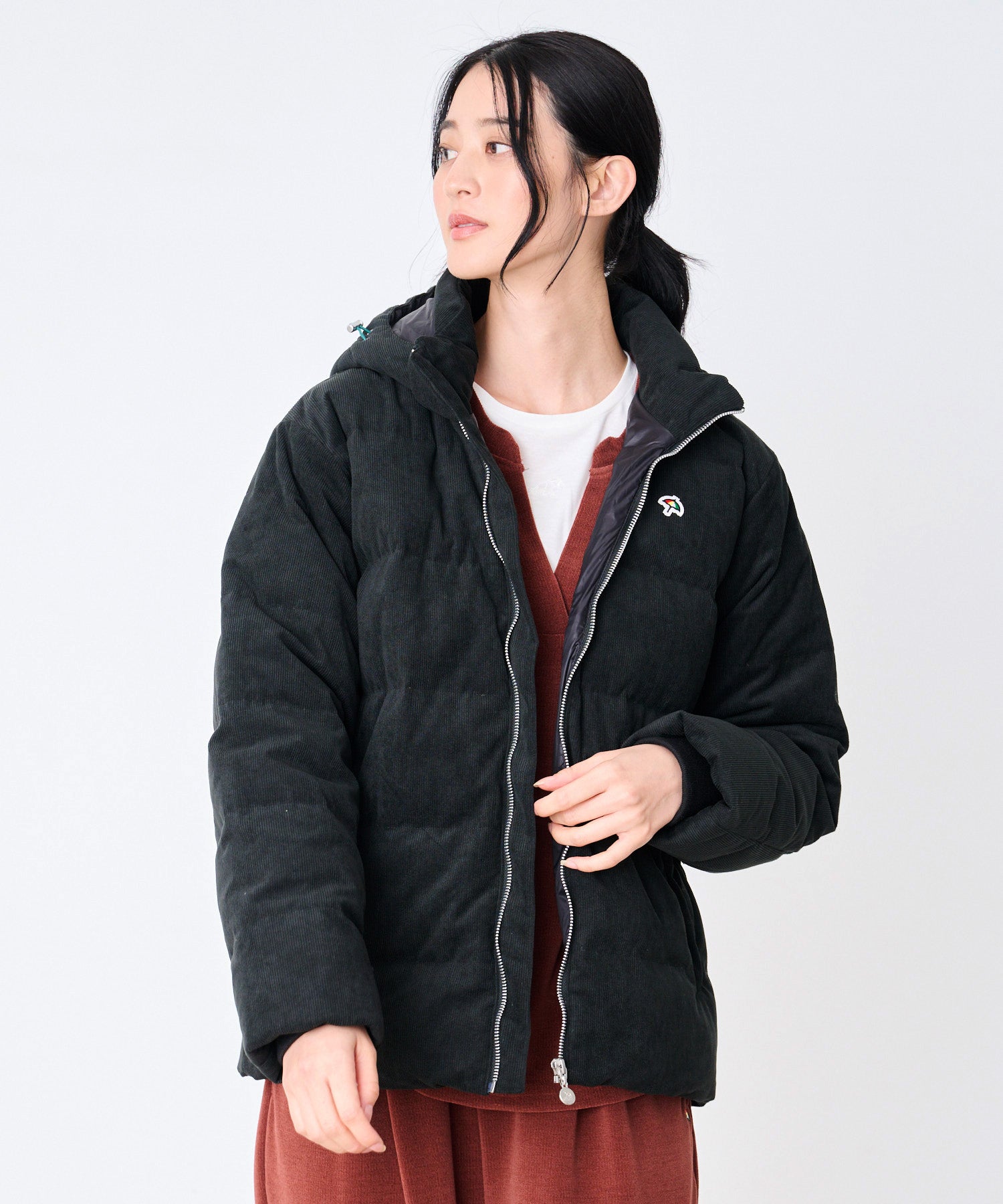 2WAY シェア コーデュロイ ダウンジャケット（ダウンジャケット/コート