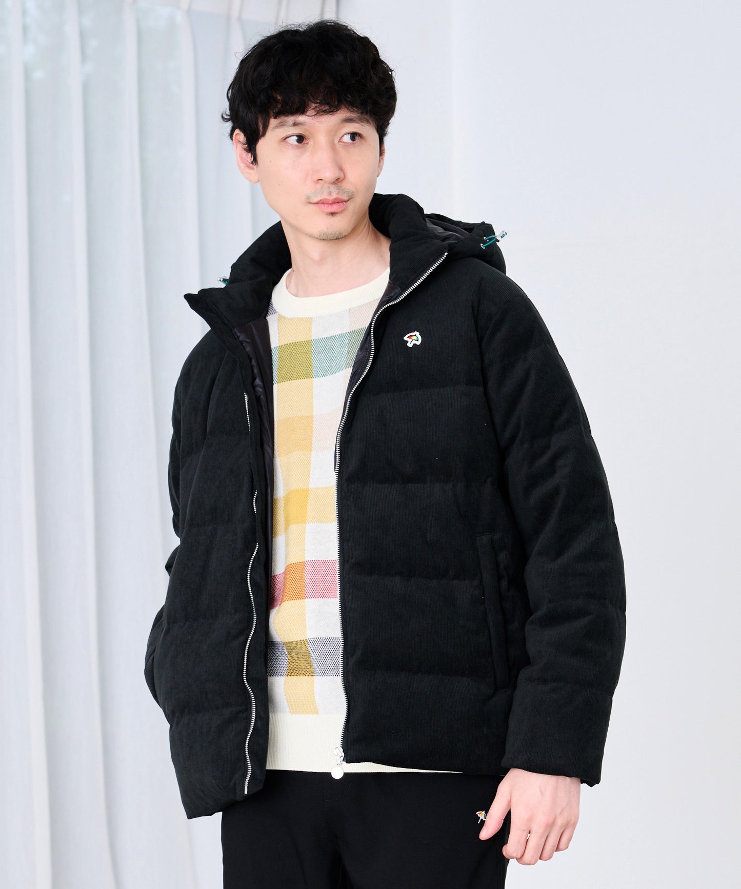 【予約】2WAY シェア コーデュロイ ダウンジャケット