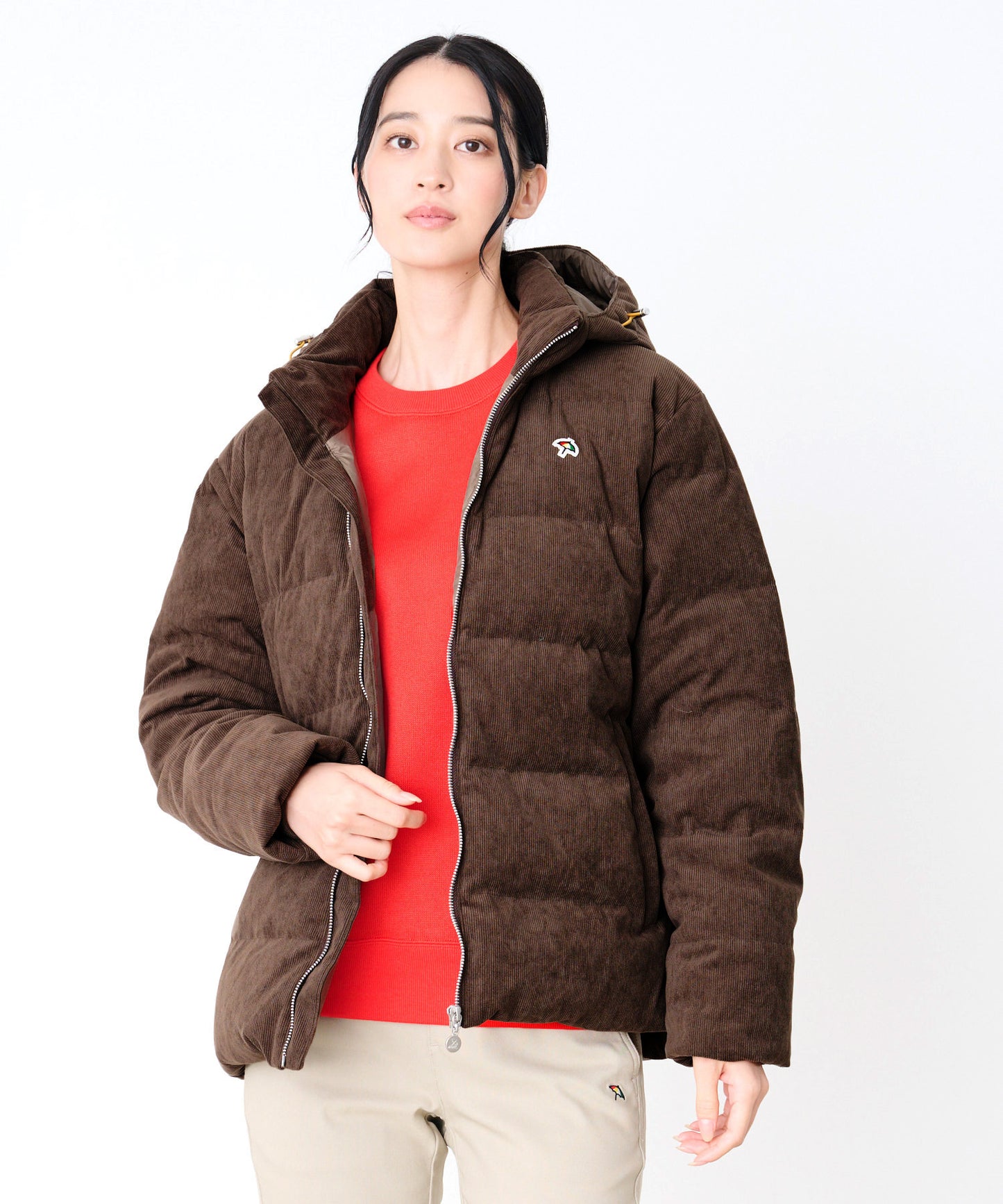 【予約】2WAY シェア コーデュロイ ダウンジャケット