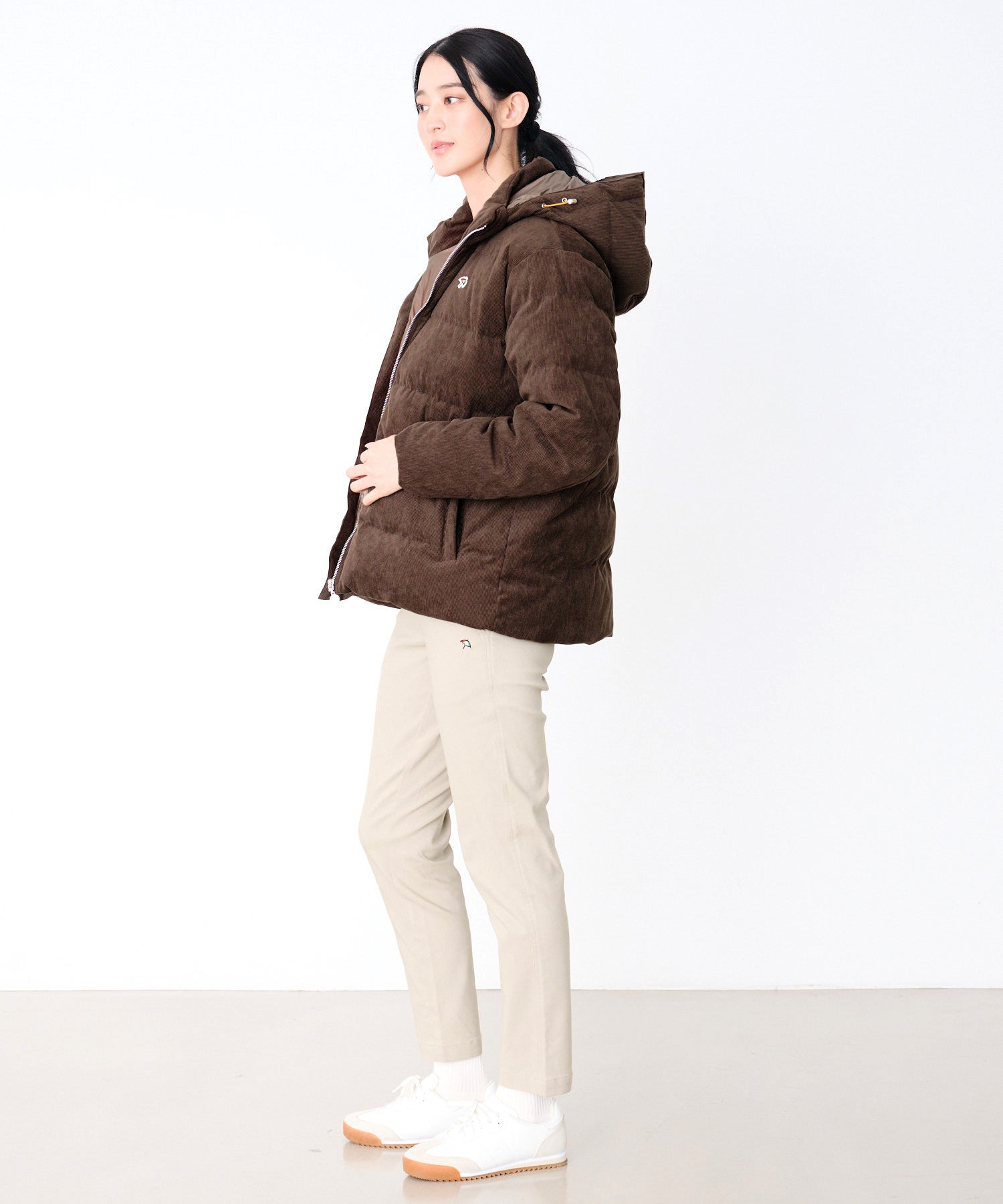 2WAY シェア コーデュロイ ダウンジャケット（ダウンジャケット/コート