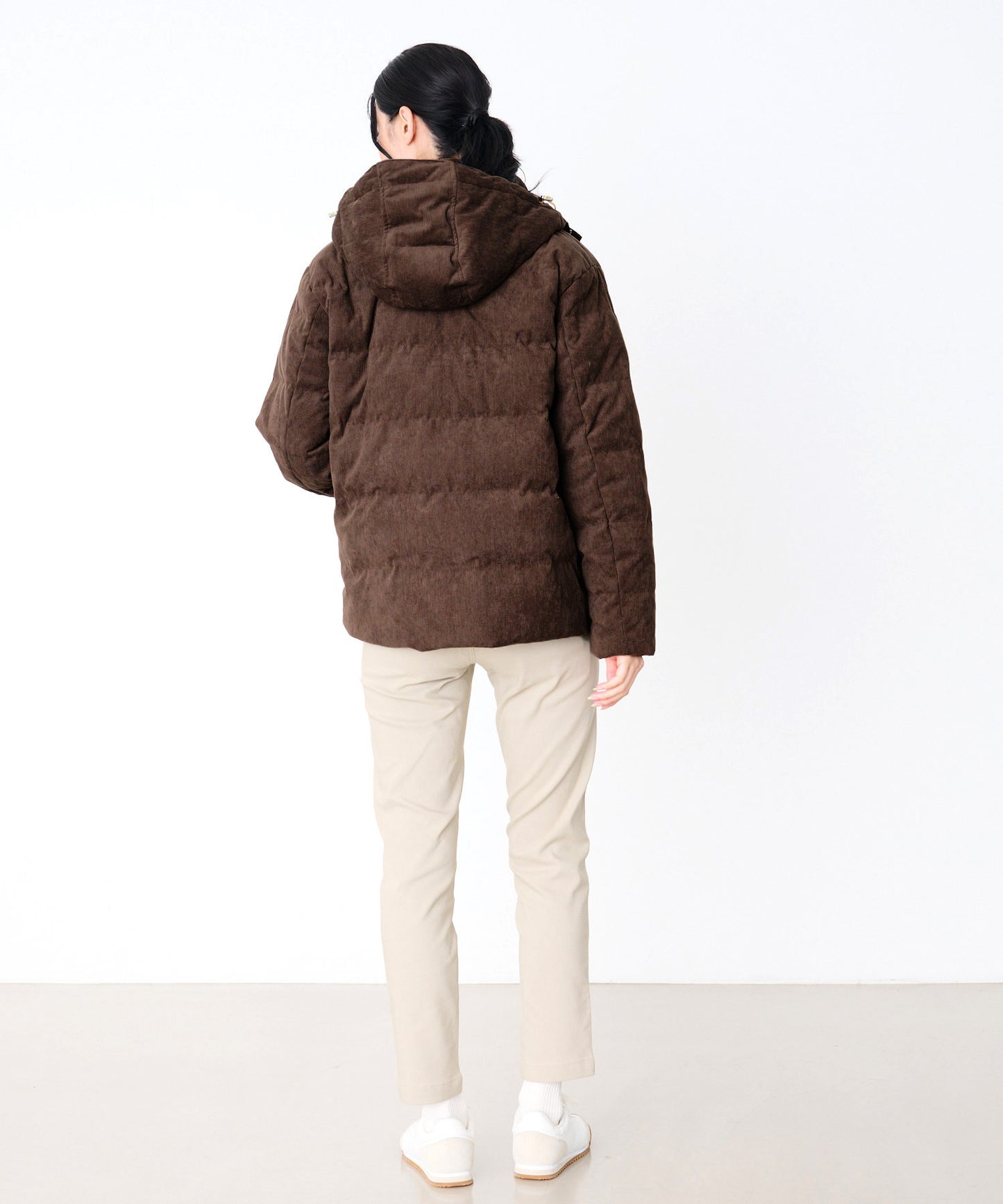 【予約】2WAY シェア コーデュロイ ダウンジャケット