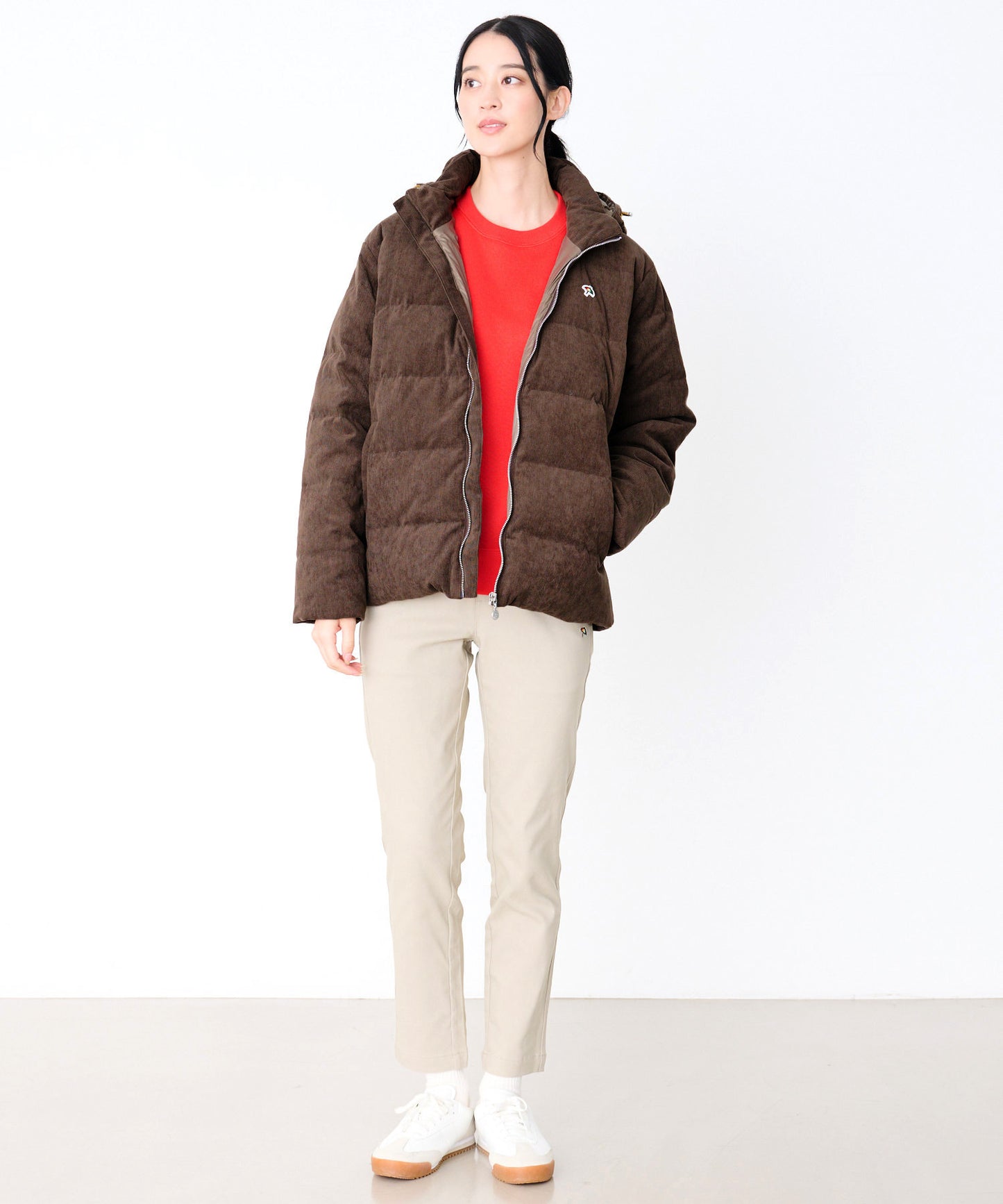 【予約】2WAY シェア コーデュロイ ダウンジャケット