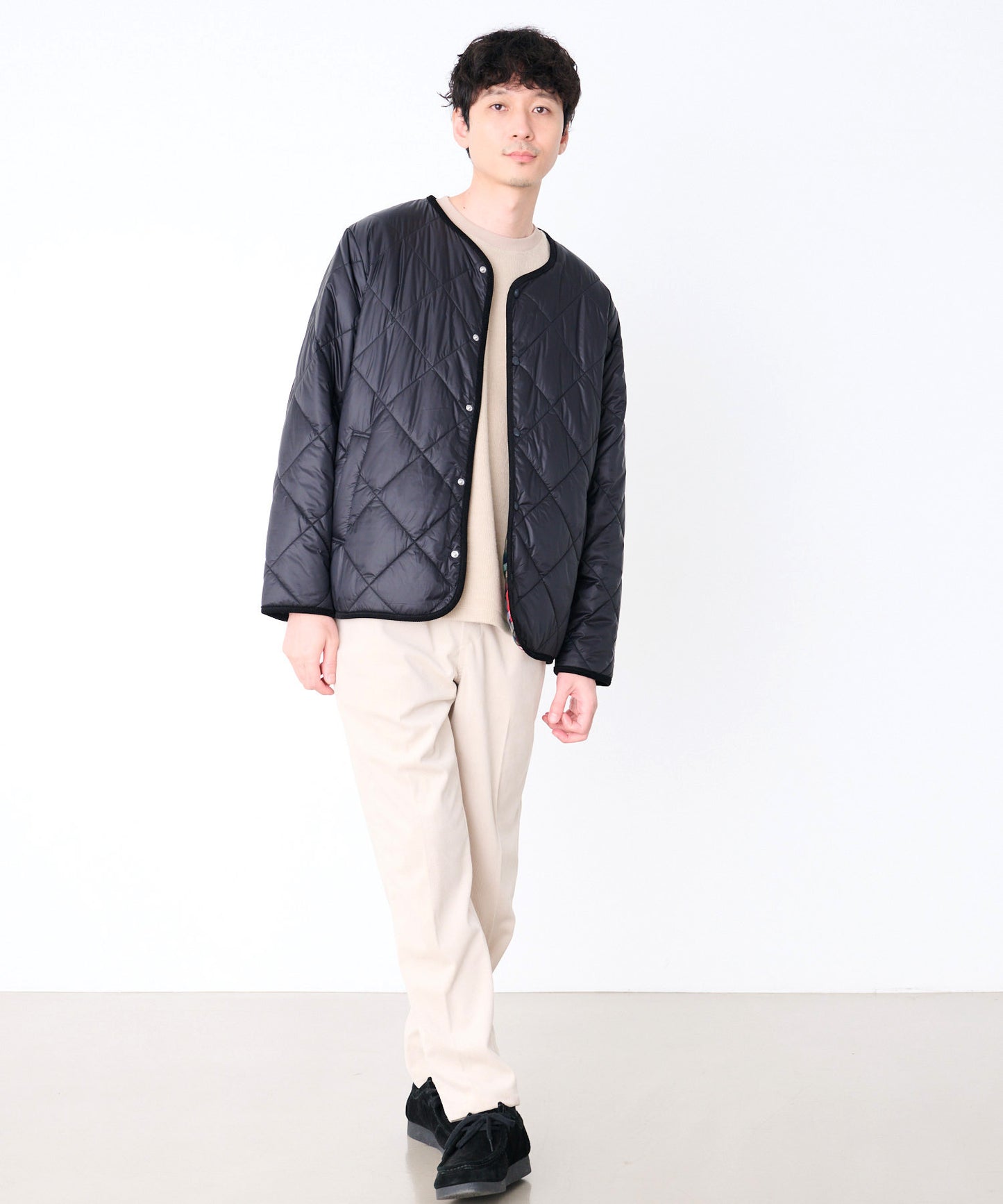 カラーレス シェア キルティング ジャケット