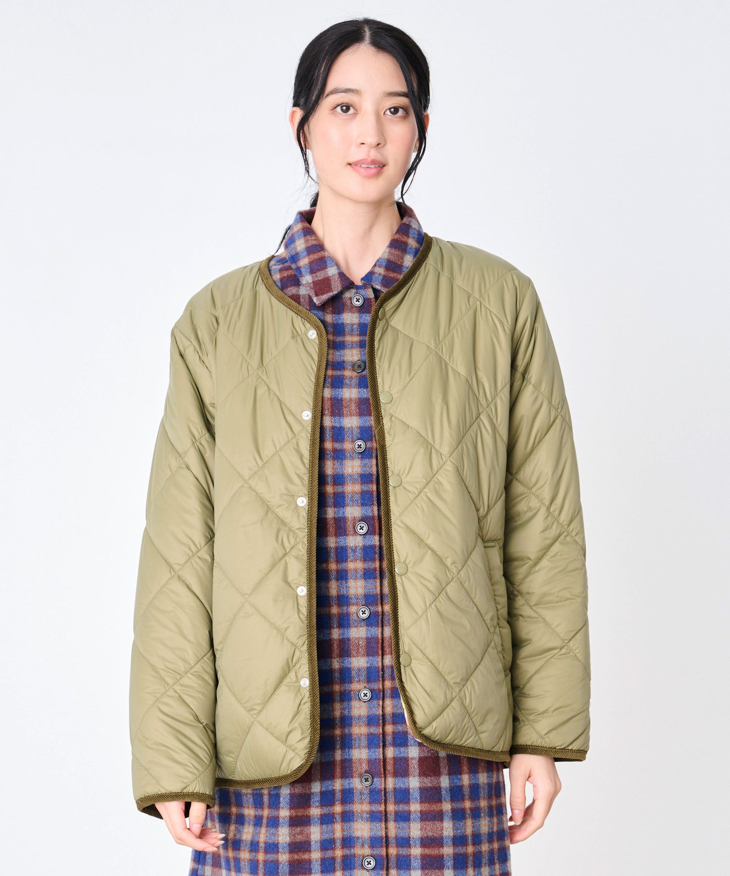 カラーレス シェア キルティング ジャケット
