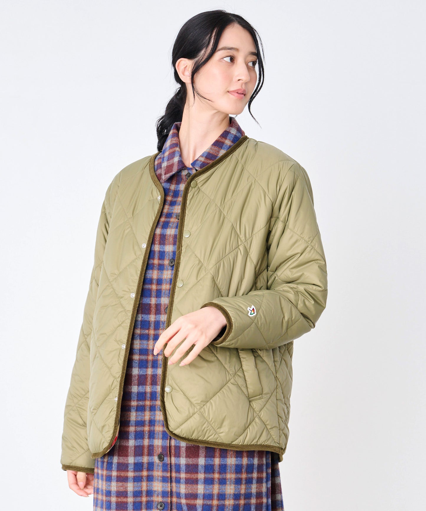 カラーレス シェア キルティング ジャケット