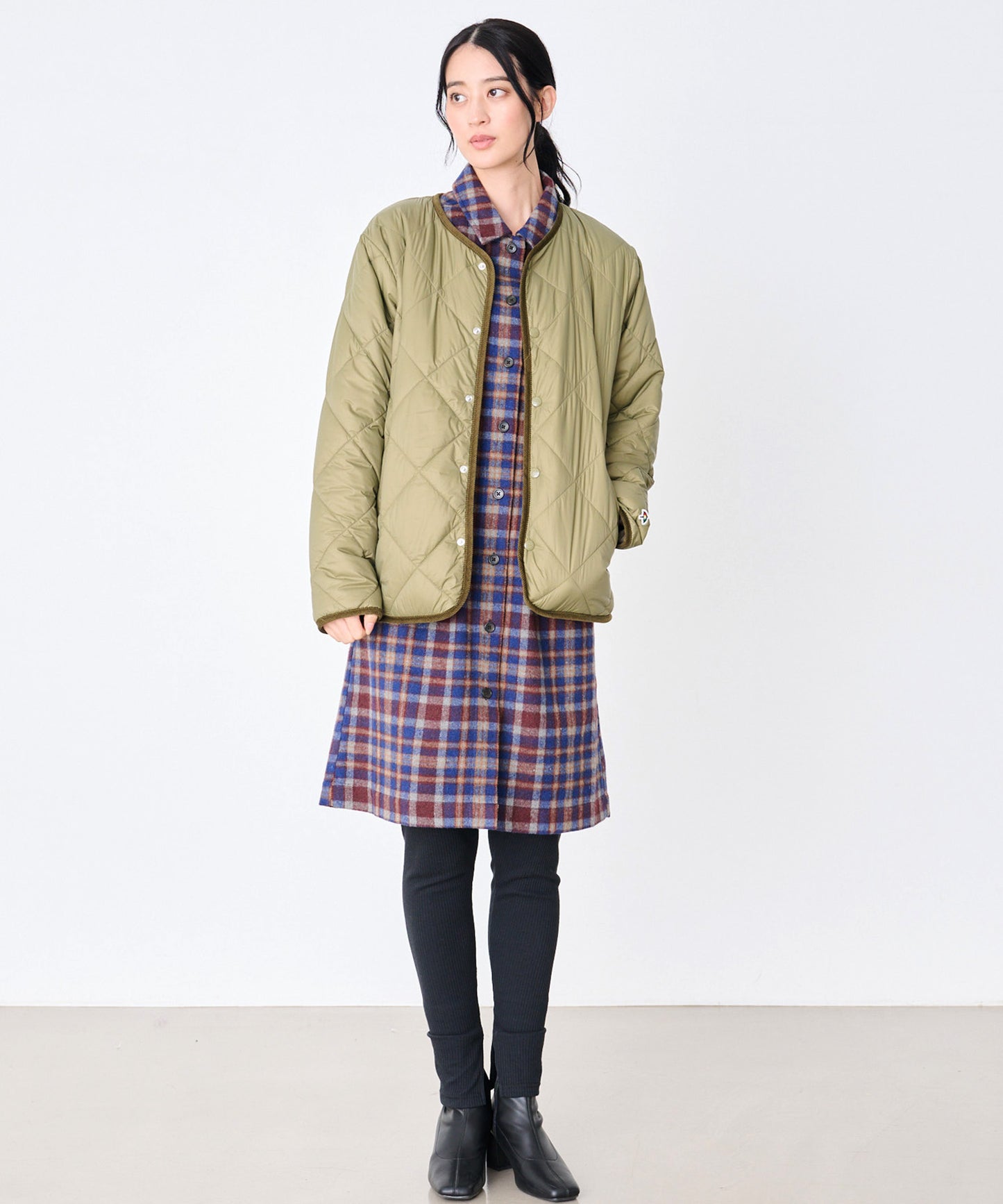 カラーレス シェア キルティング ジャケット