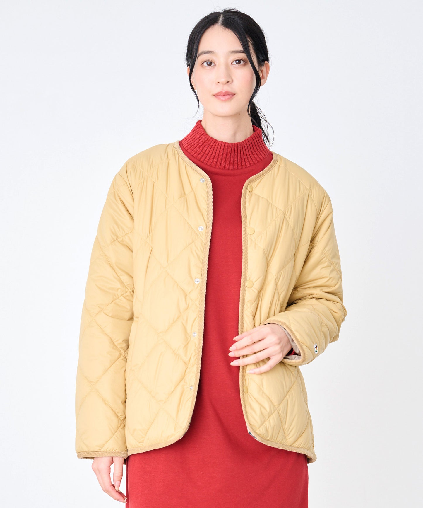 カラーレス シェア キルティング ジャケット