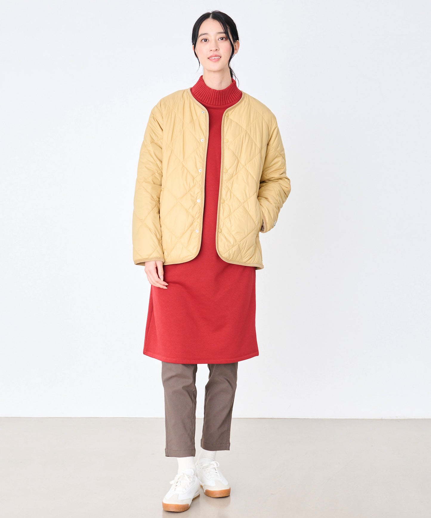 カラーレス シェア キルティング ジャケット