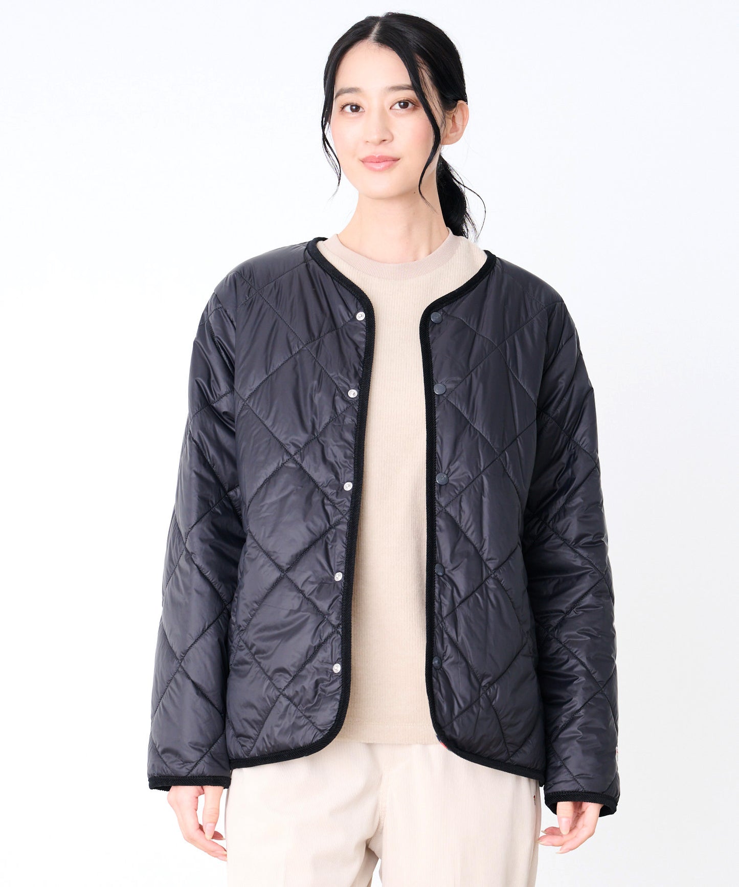 カラーレス シェア キルティング ジャケット