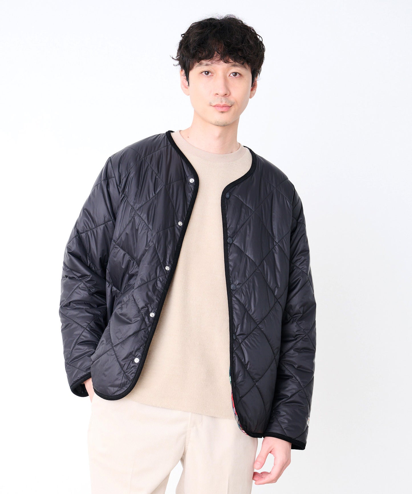 カラーレス シェア キルティング ジャケット