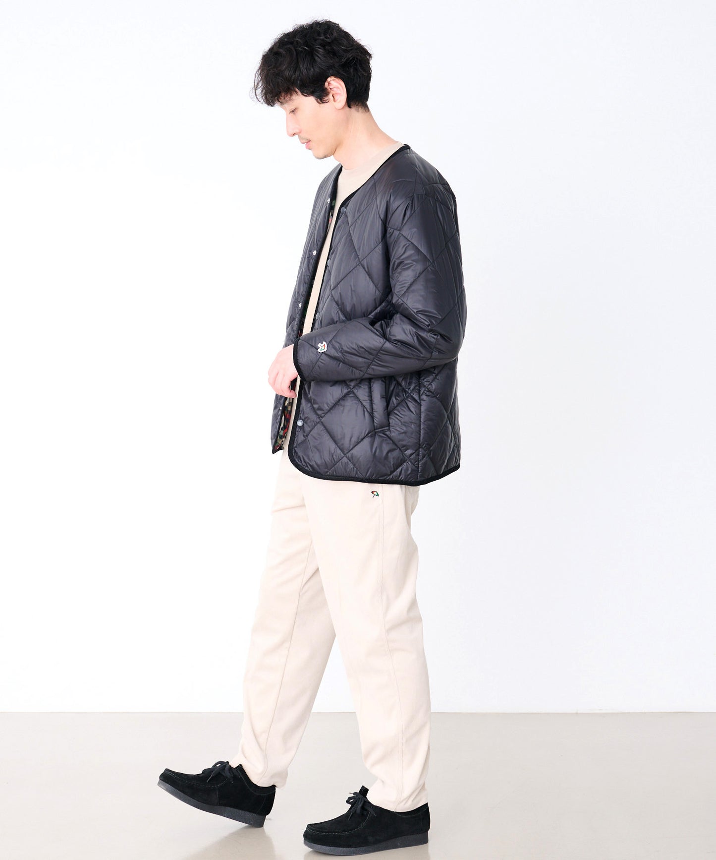 カラーレス シェア キルティング ジャケット