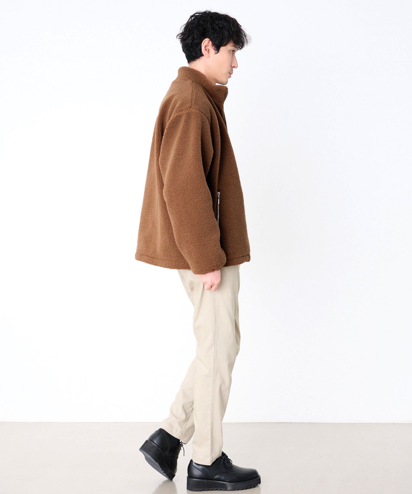 ウーリーフリース シェア スタンドジャケット