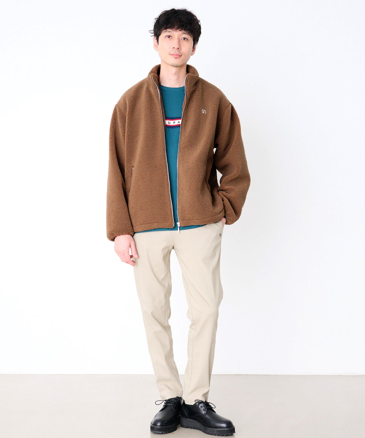 ウーリーフリース シェア スタンドジャケット