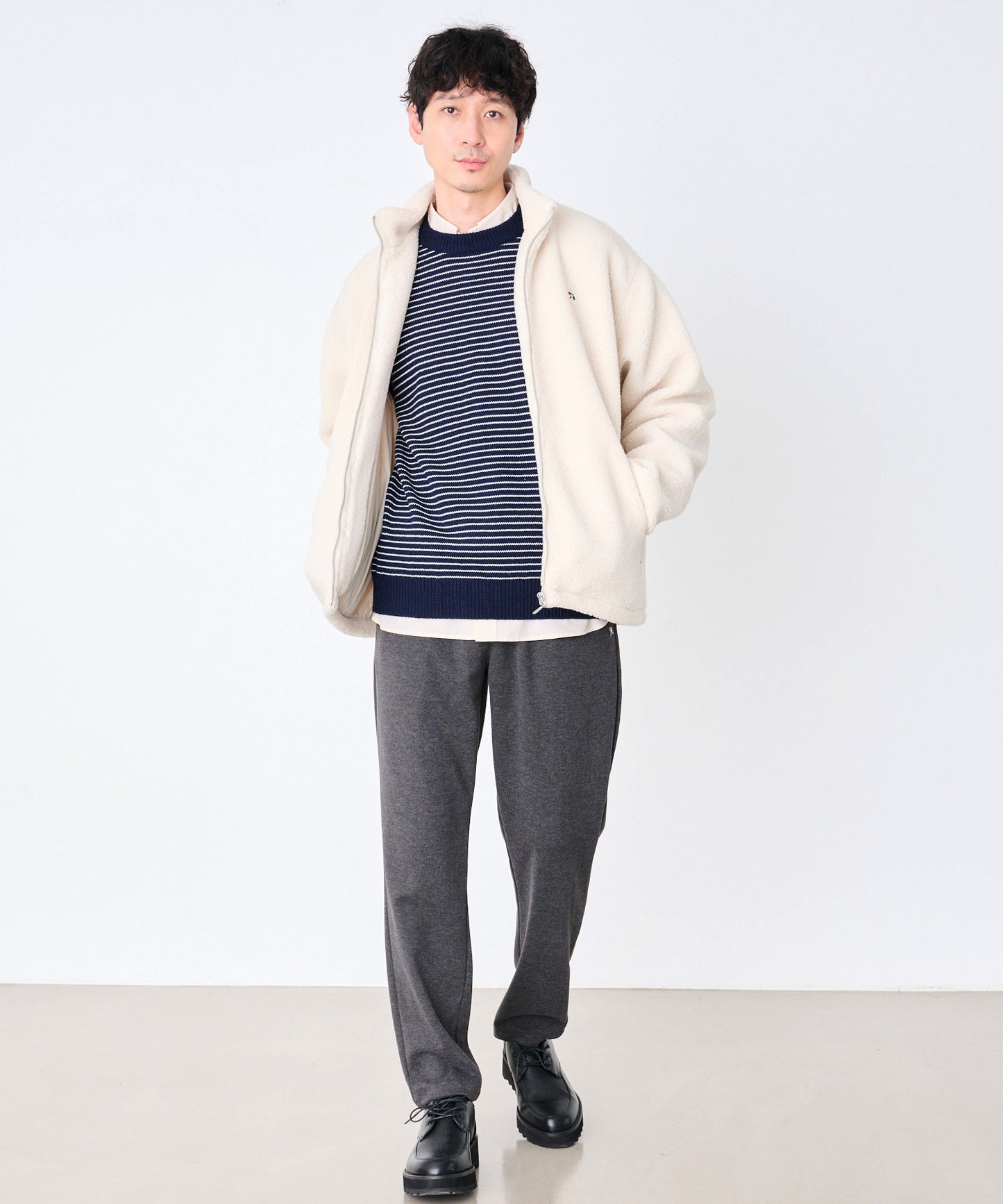 ウーリーフリース シェア スタンドジャケット