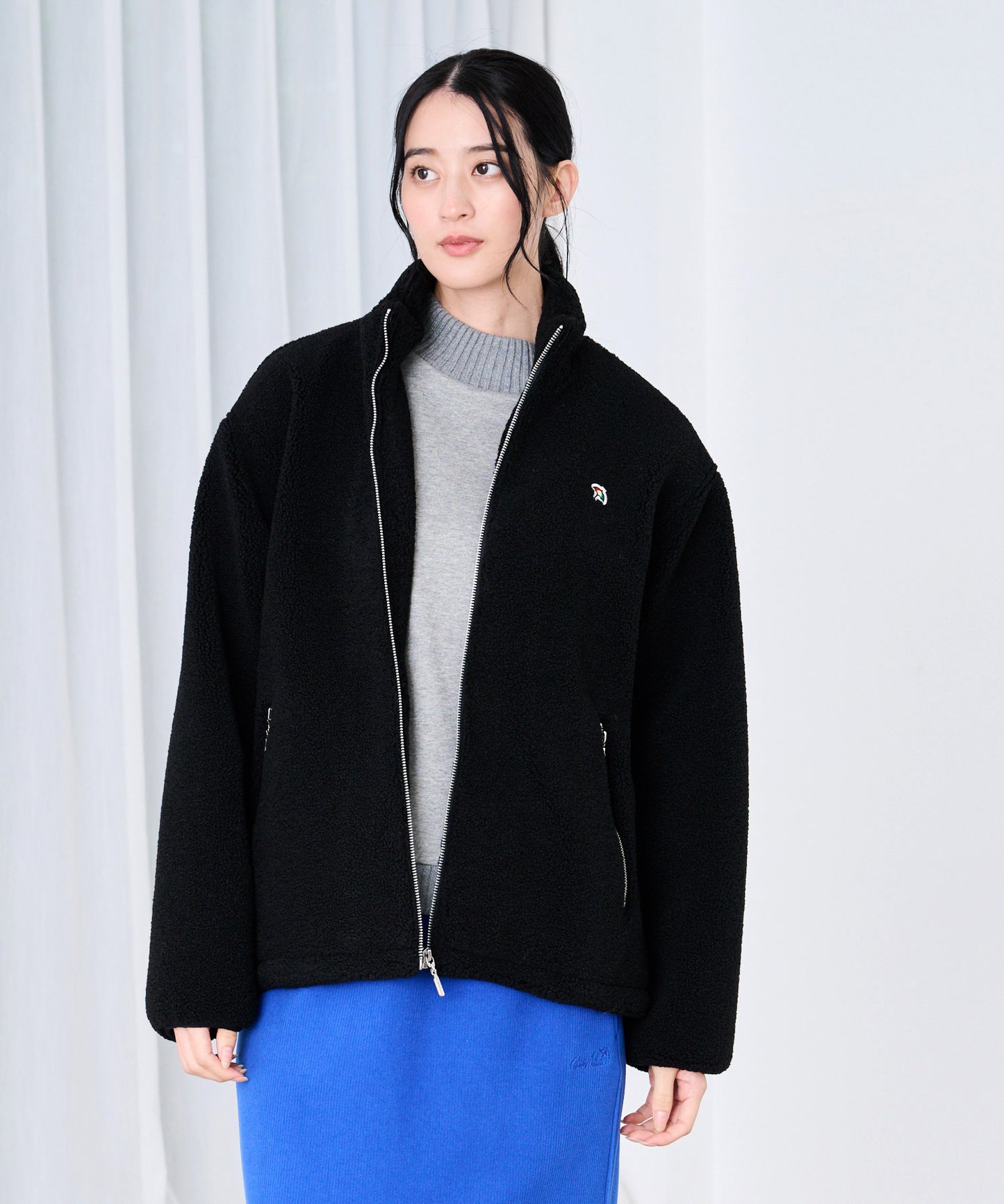 ウーリーフリース シェア スタンドジャケット