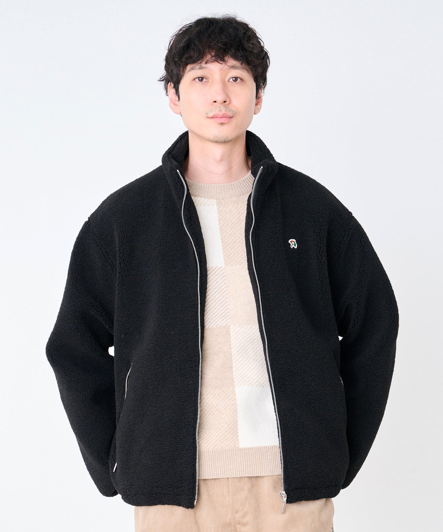 ウーリーフリース シェア スタンドジャケット