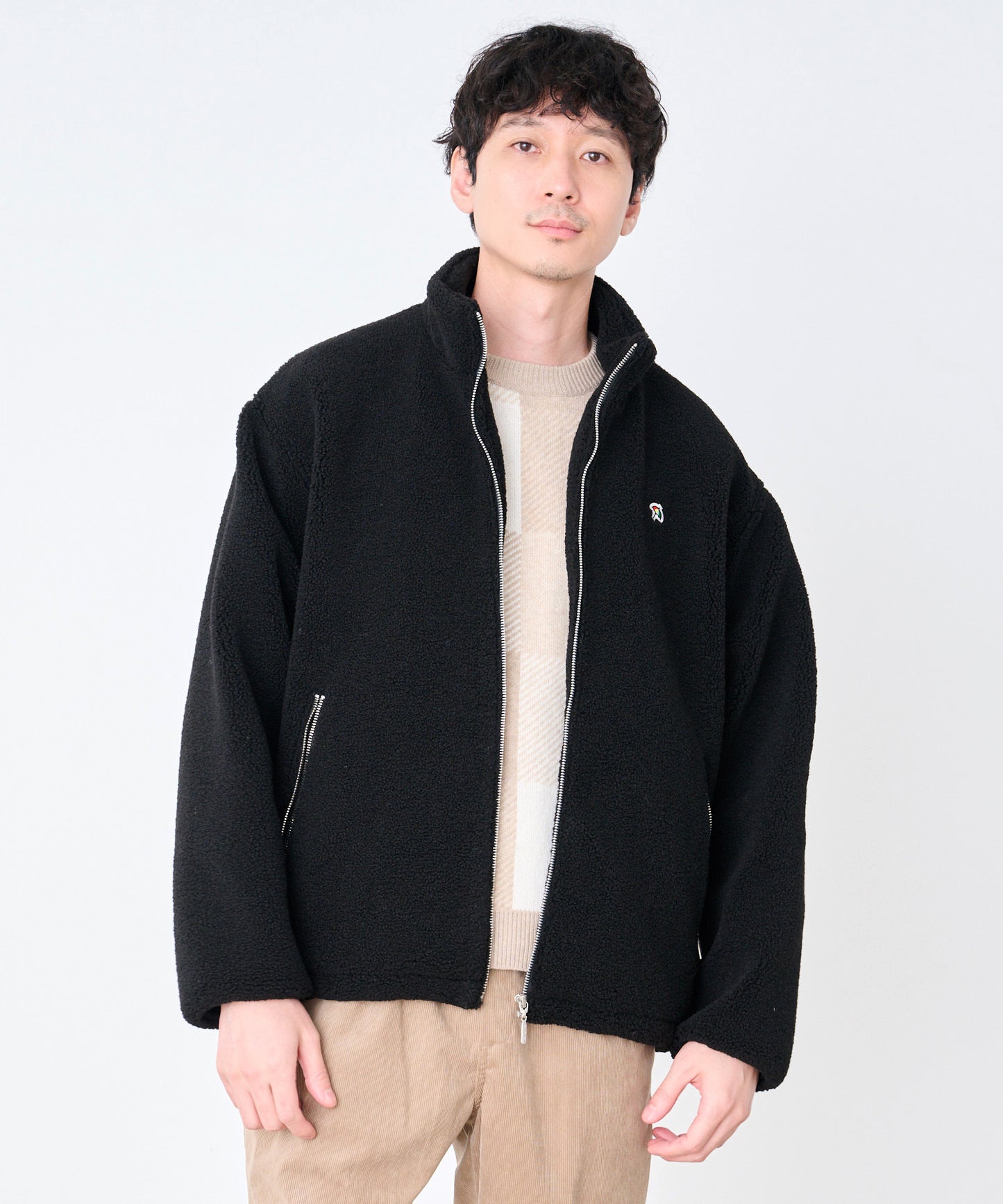 ウーリーフリース シェア スタンドジャケット
