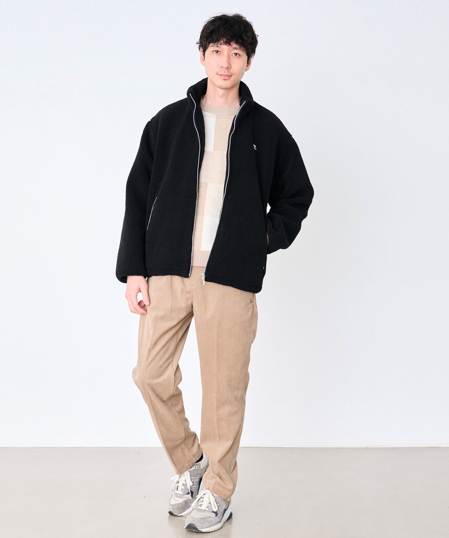 ウーリーフリース シェア スタンドジャケット