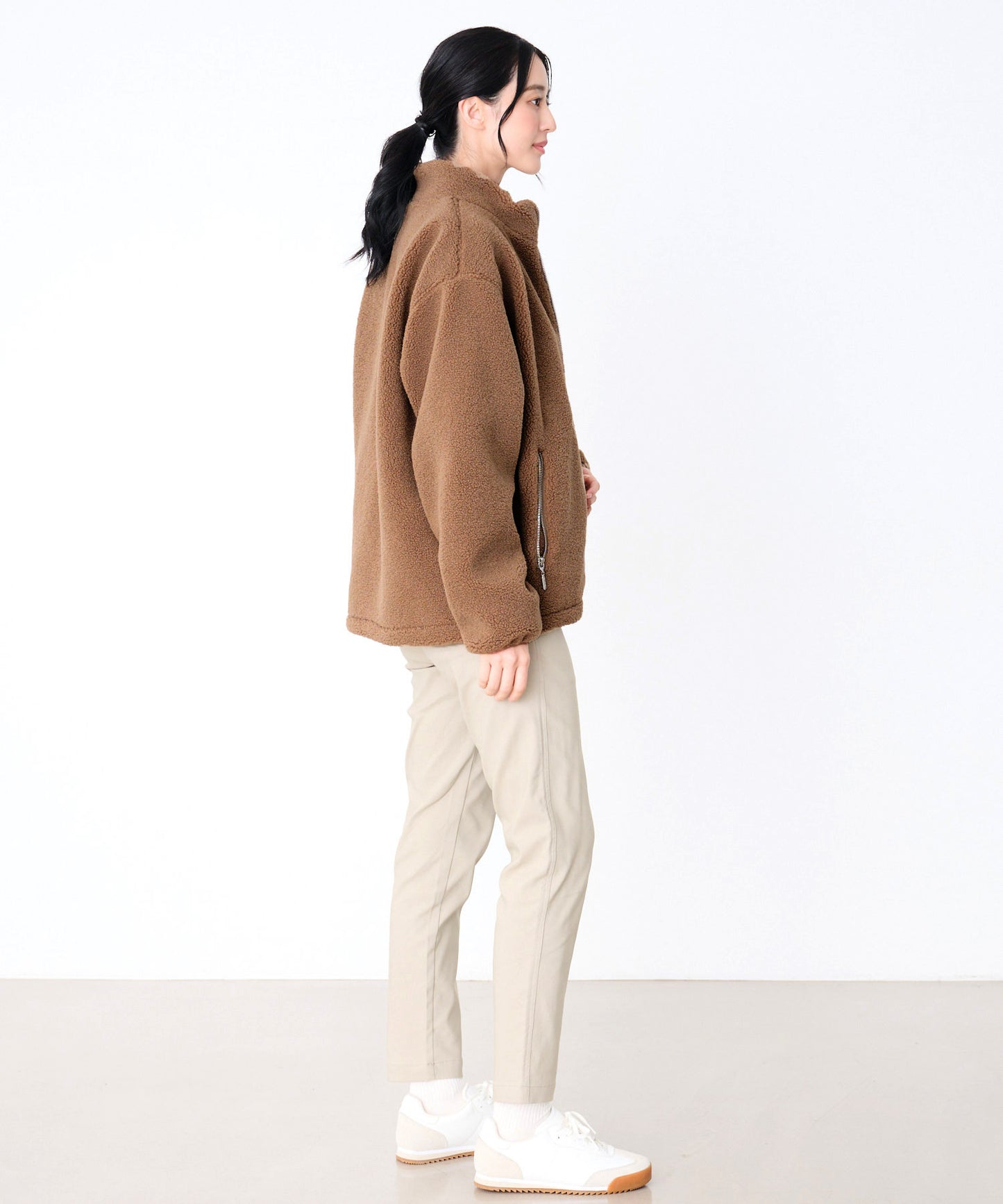 ウーリーフリース シェア スタンドジャケット