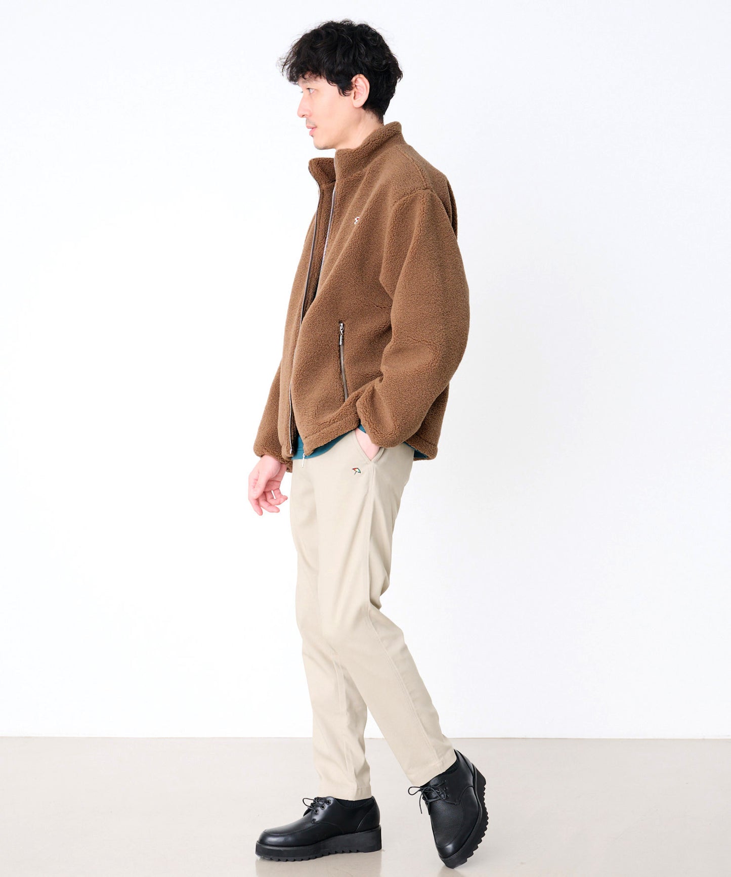 ウーリーフリース シェア スタンドジャケット