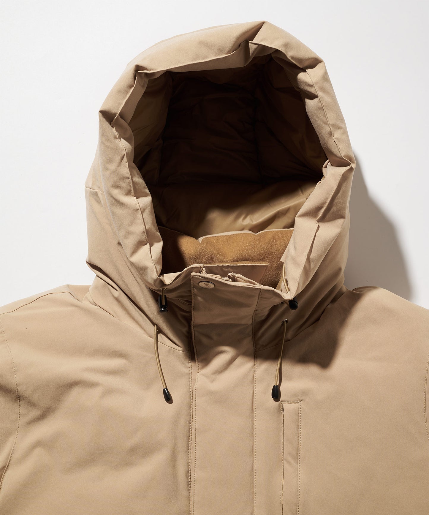 アンブレラスペック シェア フーデッド ダウンジャケット