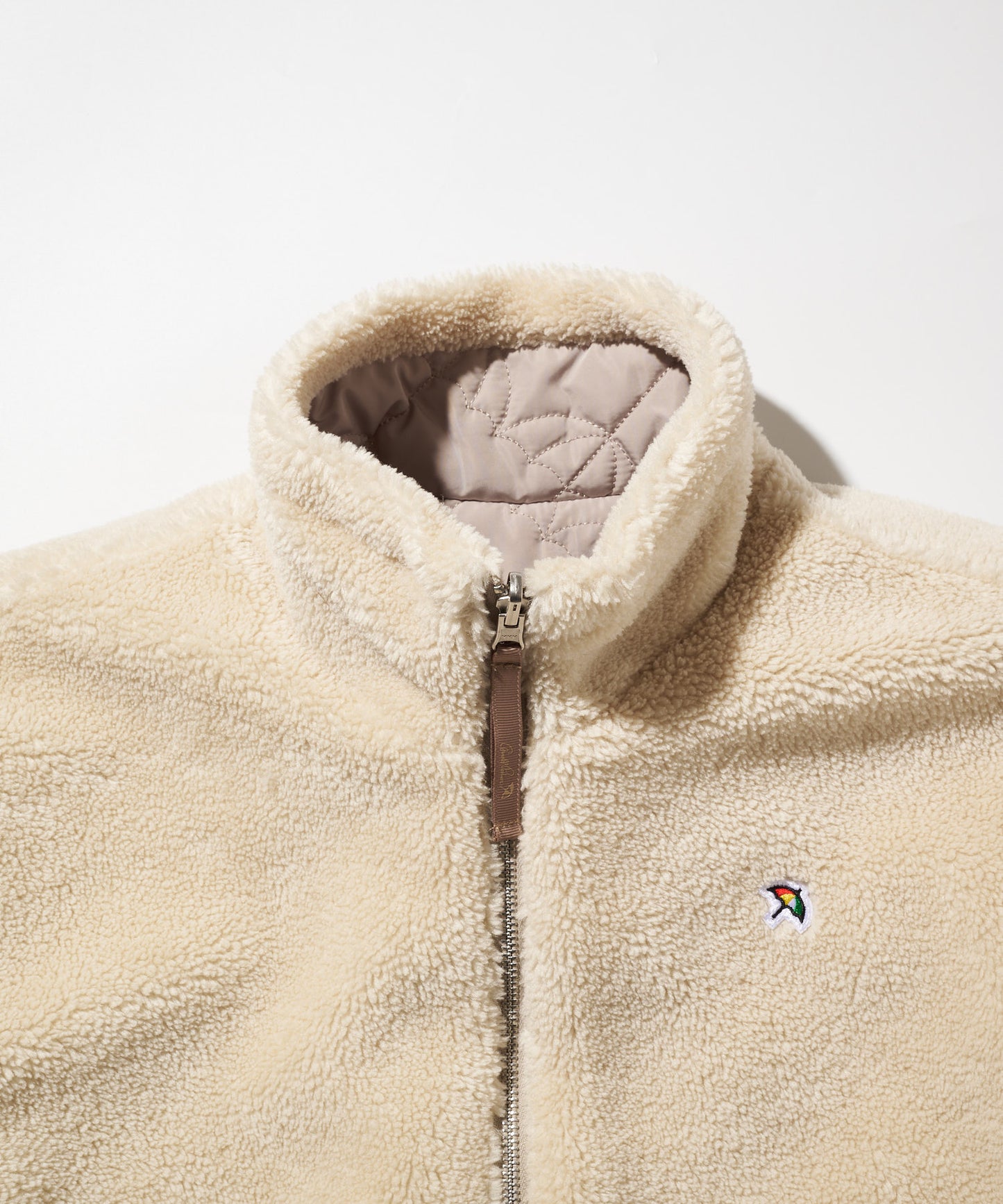 【2BUY対象】リバーシブル ボア×アンブレラキルト シェア ジャケット