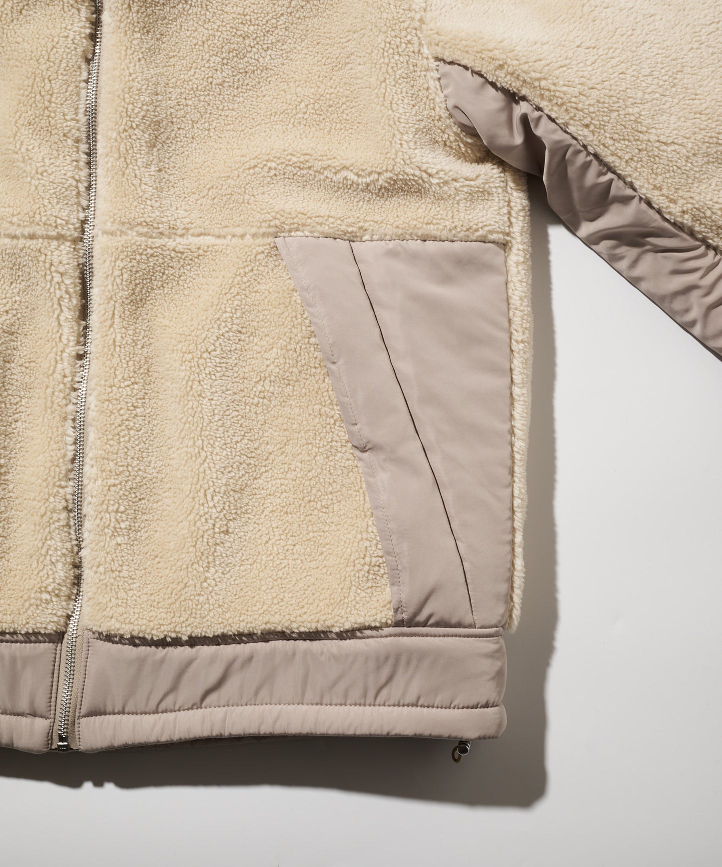 【2BUY対象】リバーシブル ボア×アンブレラキルト シェア ジャケット