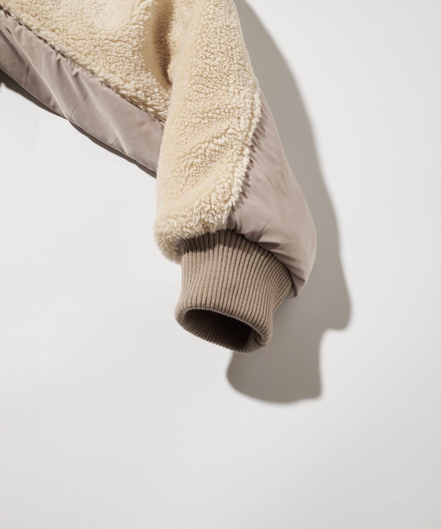 【2BUY対象】リバーシブル ボア×アンブレラキルト シェア ジャケット