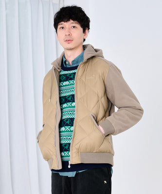 ダウンコンビ フード 2WAYジャケット