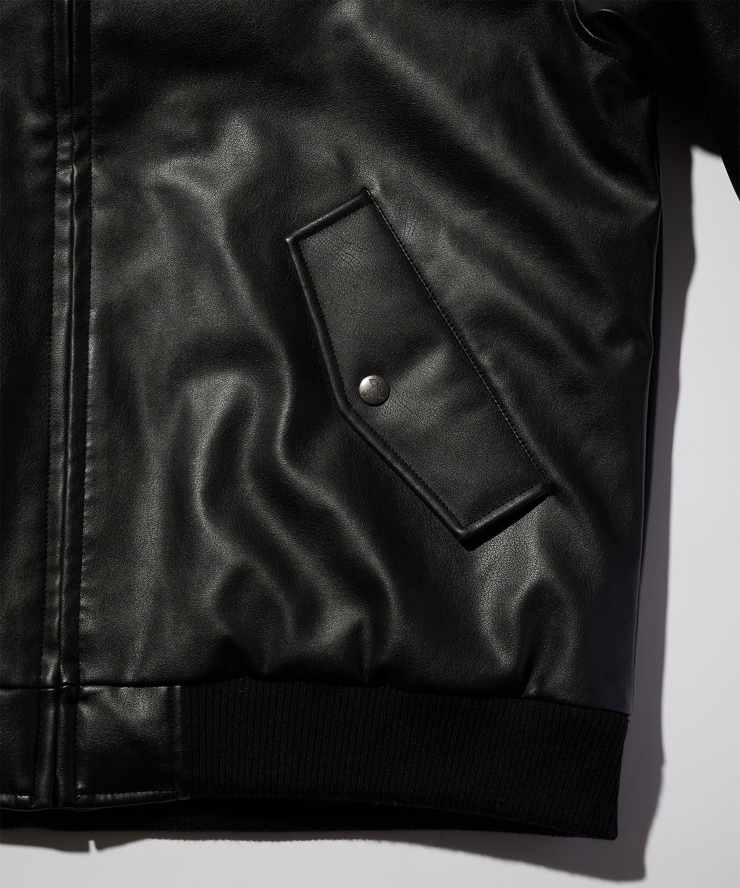 Fレザー 中綿 フライトジャケット