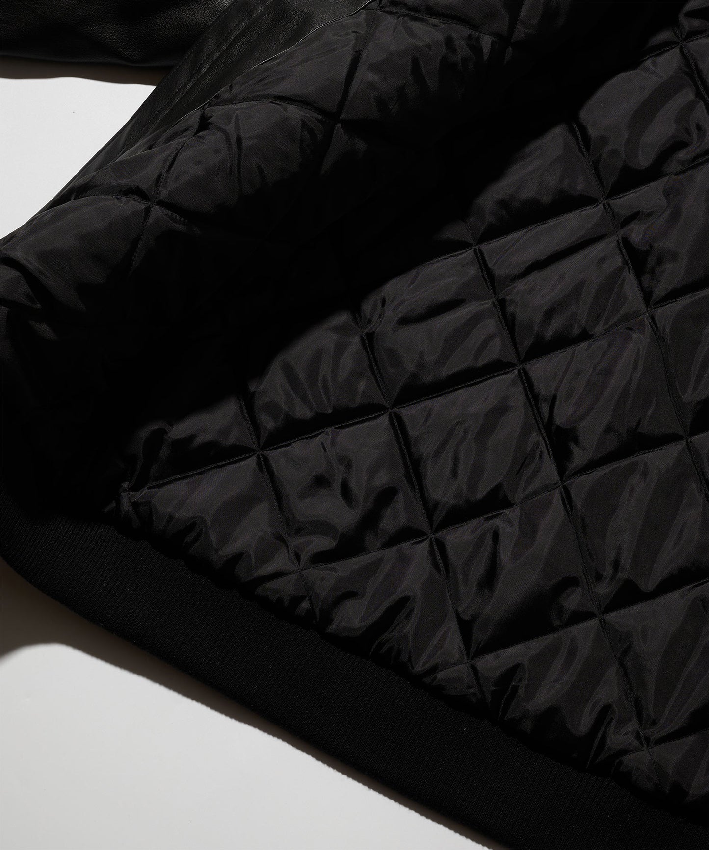 Fレザー 中綿 フライトジャケット