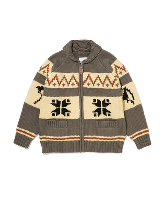 カウチンニット ジャケット