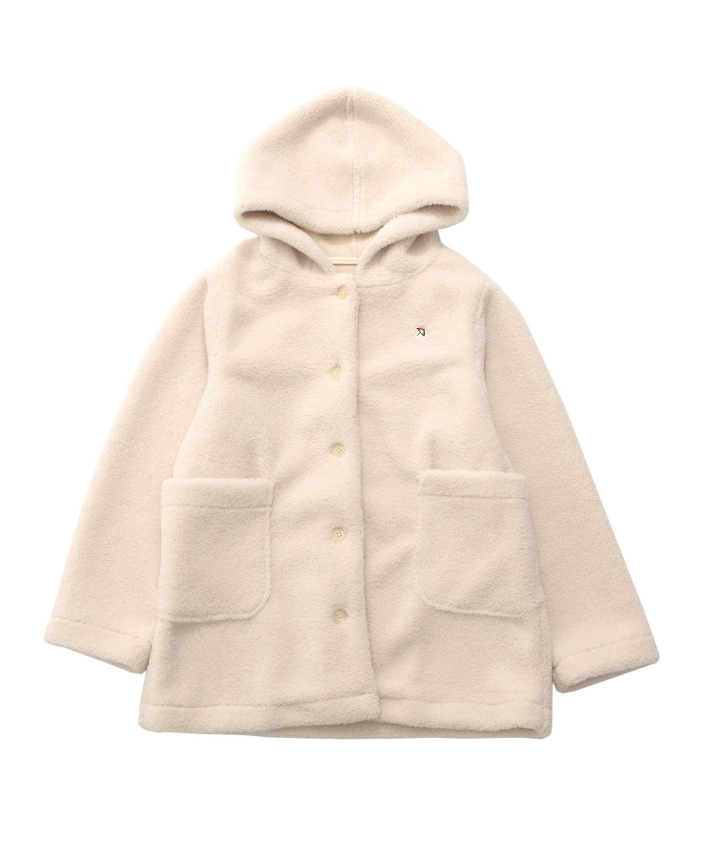 ボア フーディ ショートコート