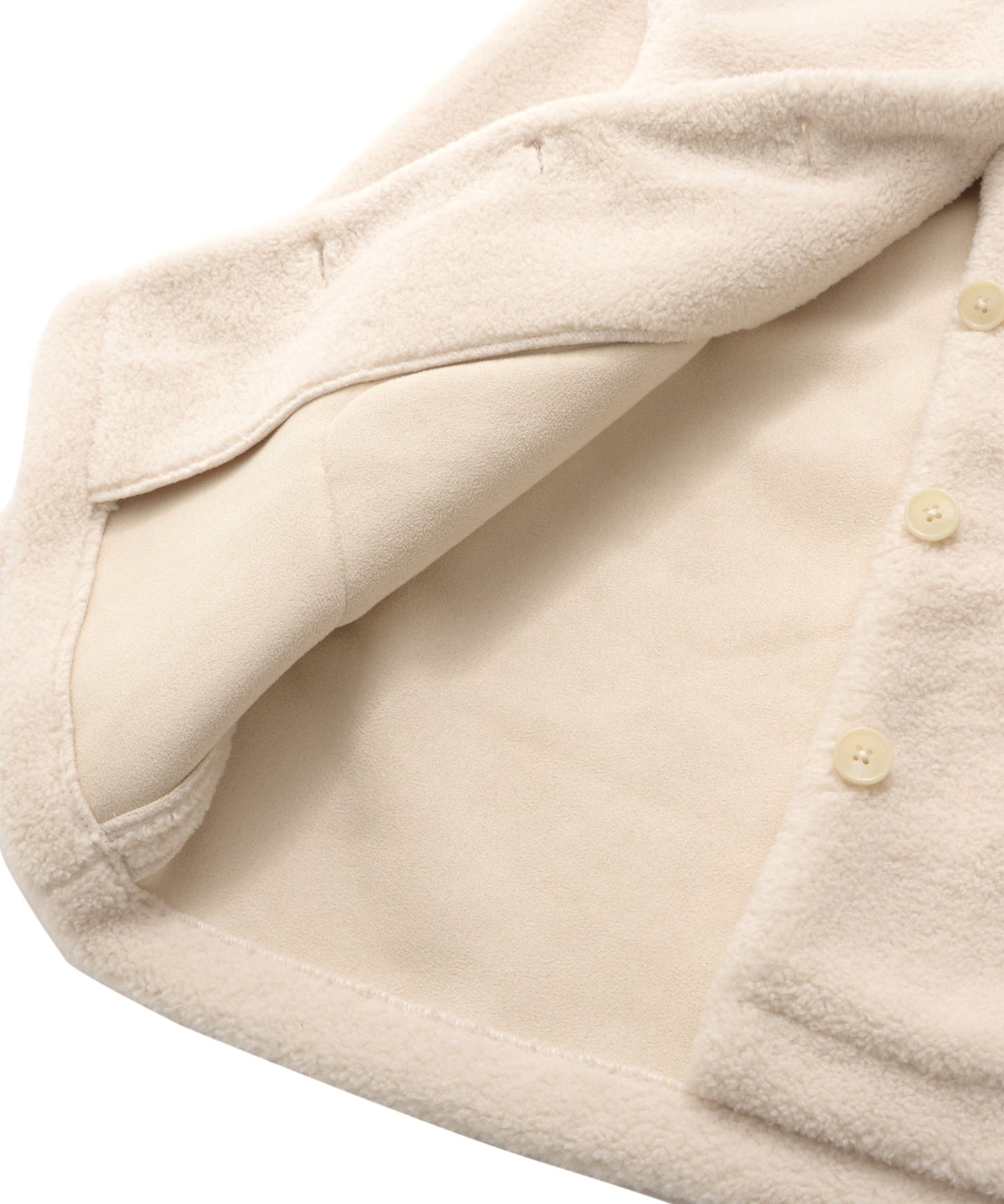 ボア フーディ ショートコート