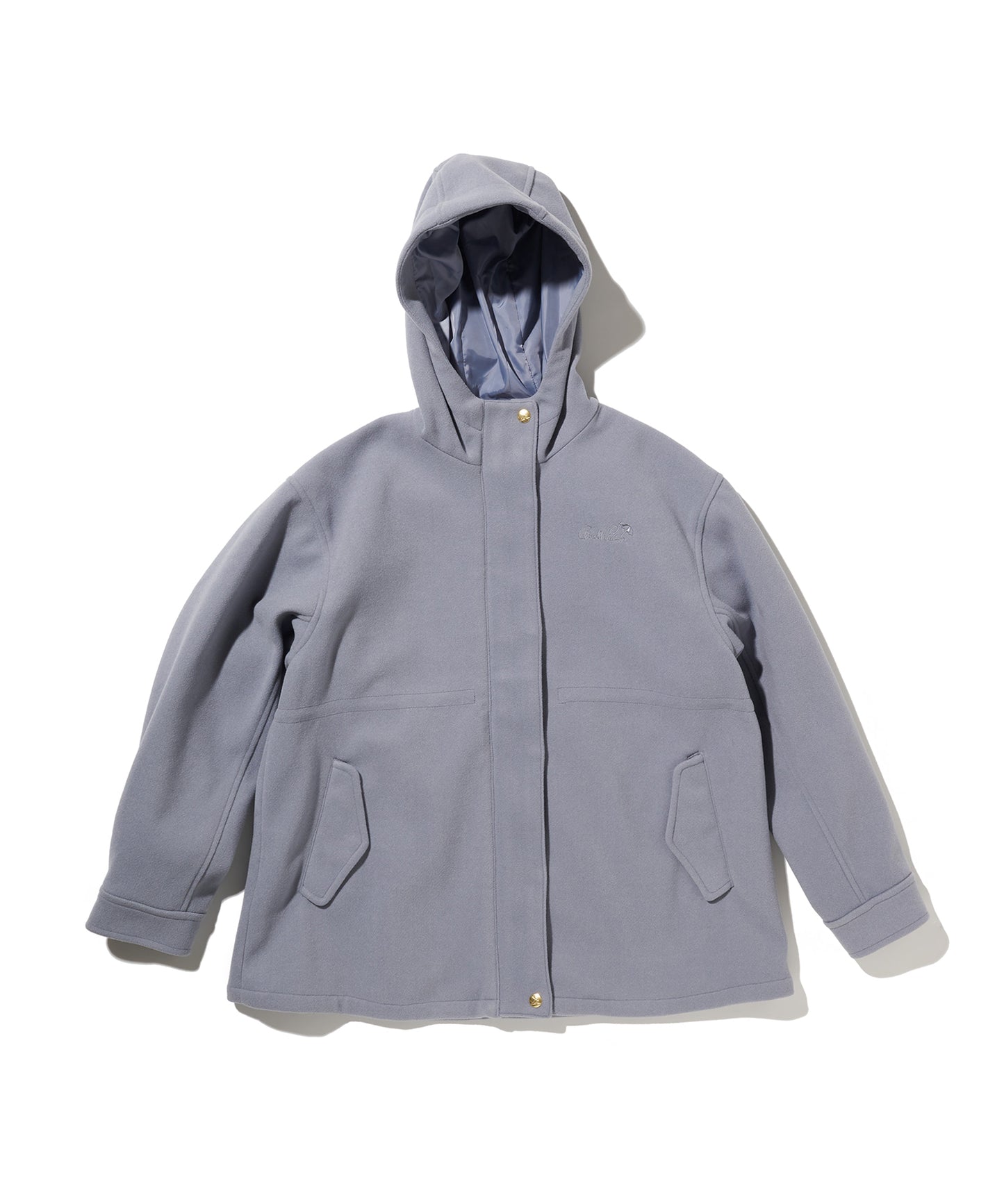 ニットメルトン フードジャケット