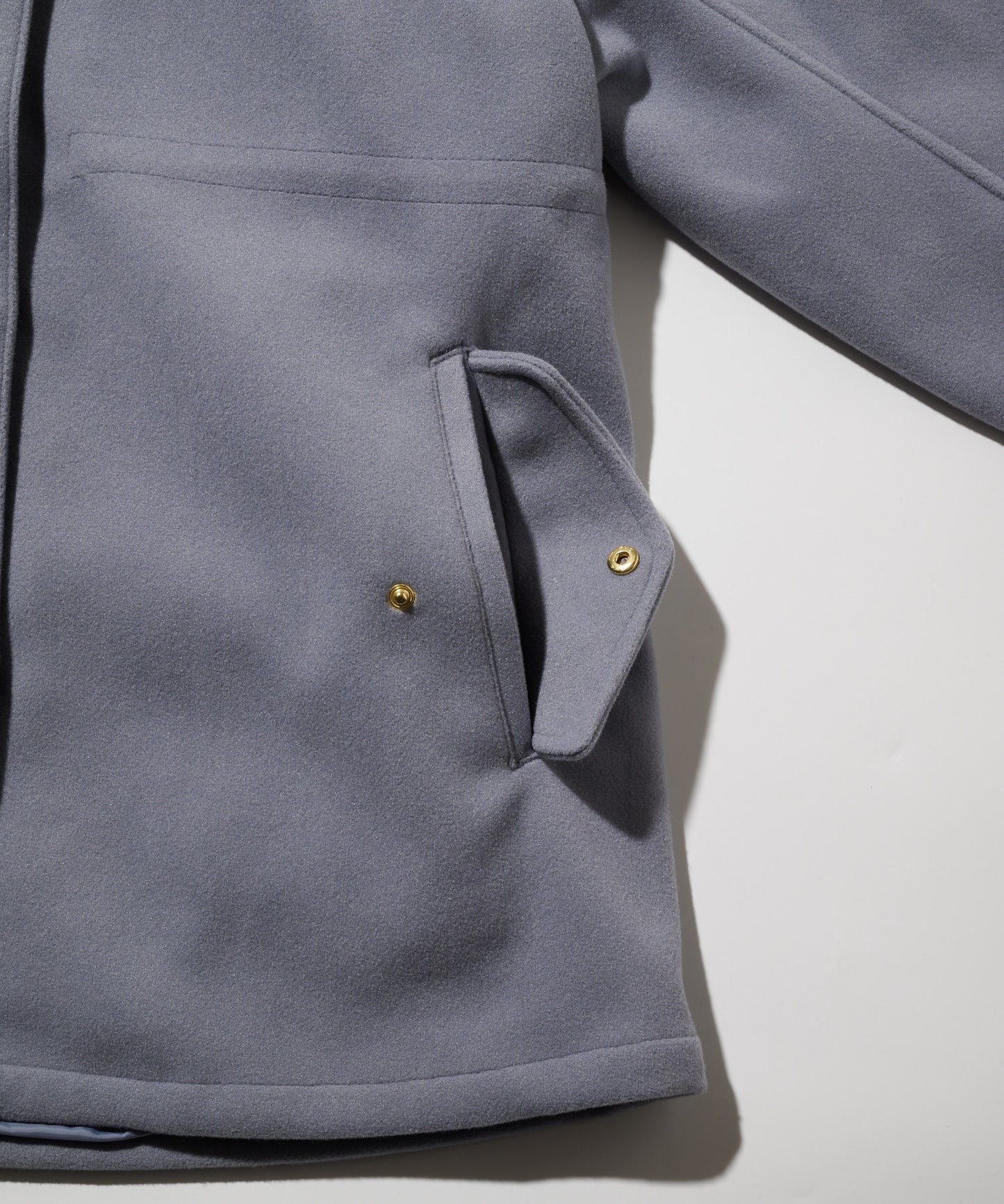 ニットメルトン フードジャケット