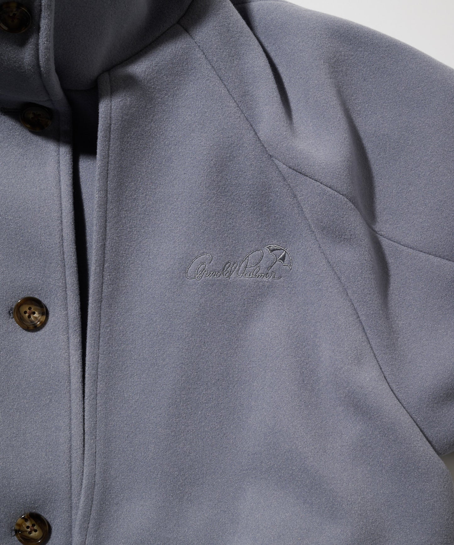 ニットメルトン スタンドカラーコート